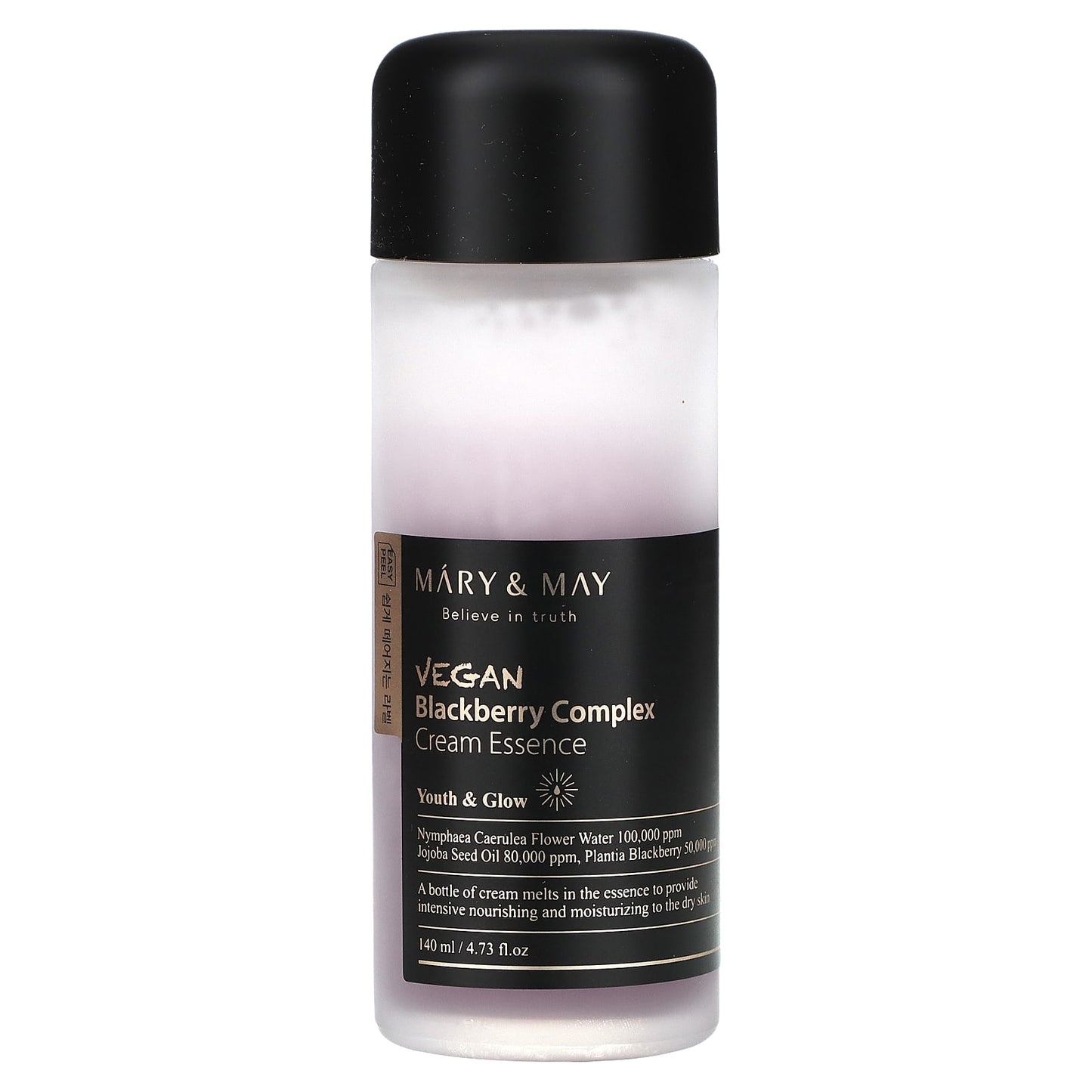 Mary & May, Vegan Blackberry Complex Cream Essence, 4.73 fl oz (140 ml) - Image 1