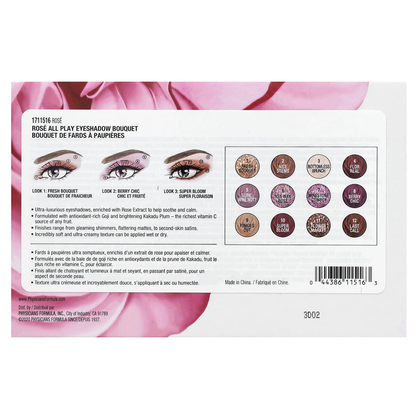 Physicians Formula, Rosé All Play, Eyeshadow Bouquet, 1711516 Rose, 0.48 oz (13.7 g) - Image 2