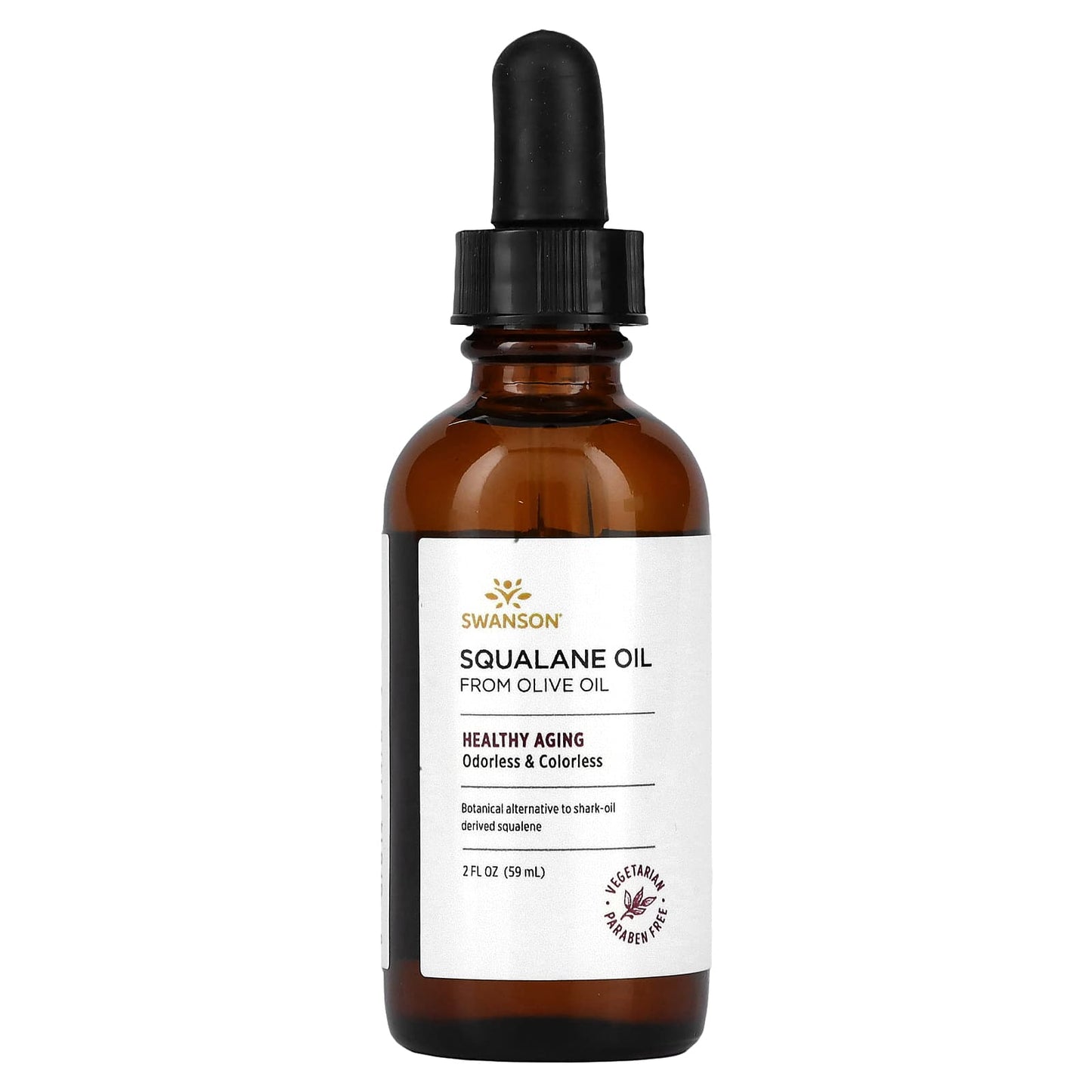 Swanson, Squalane Oil, 2 fl oz (59 ml) - Image 1