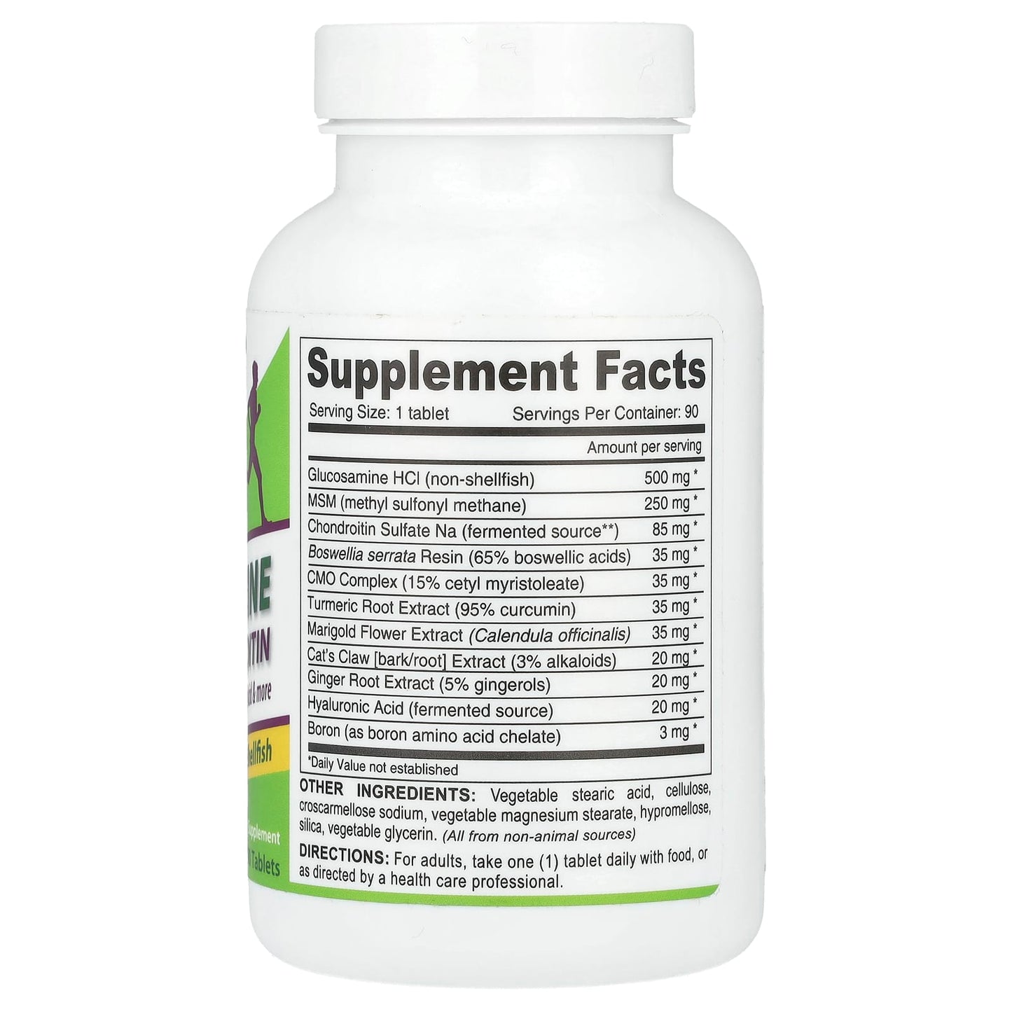 Deva Vegan Glucosamine & Chondroitin Supplement, 90 Tablets - Image 2