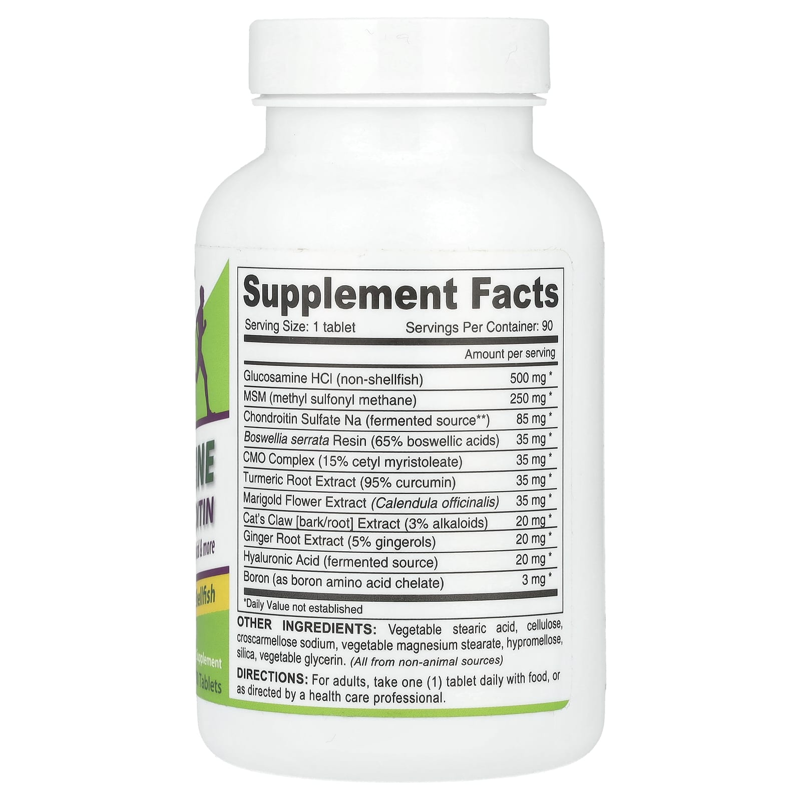 Deva Vegan Glucosamine & Chondroitin Supplement, 90 Tablets - Image 2