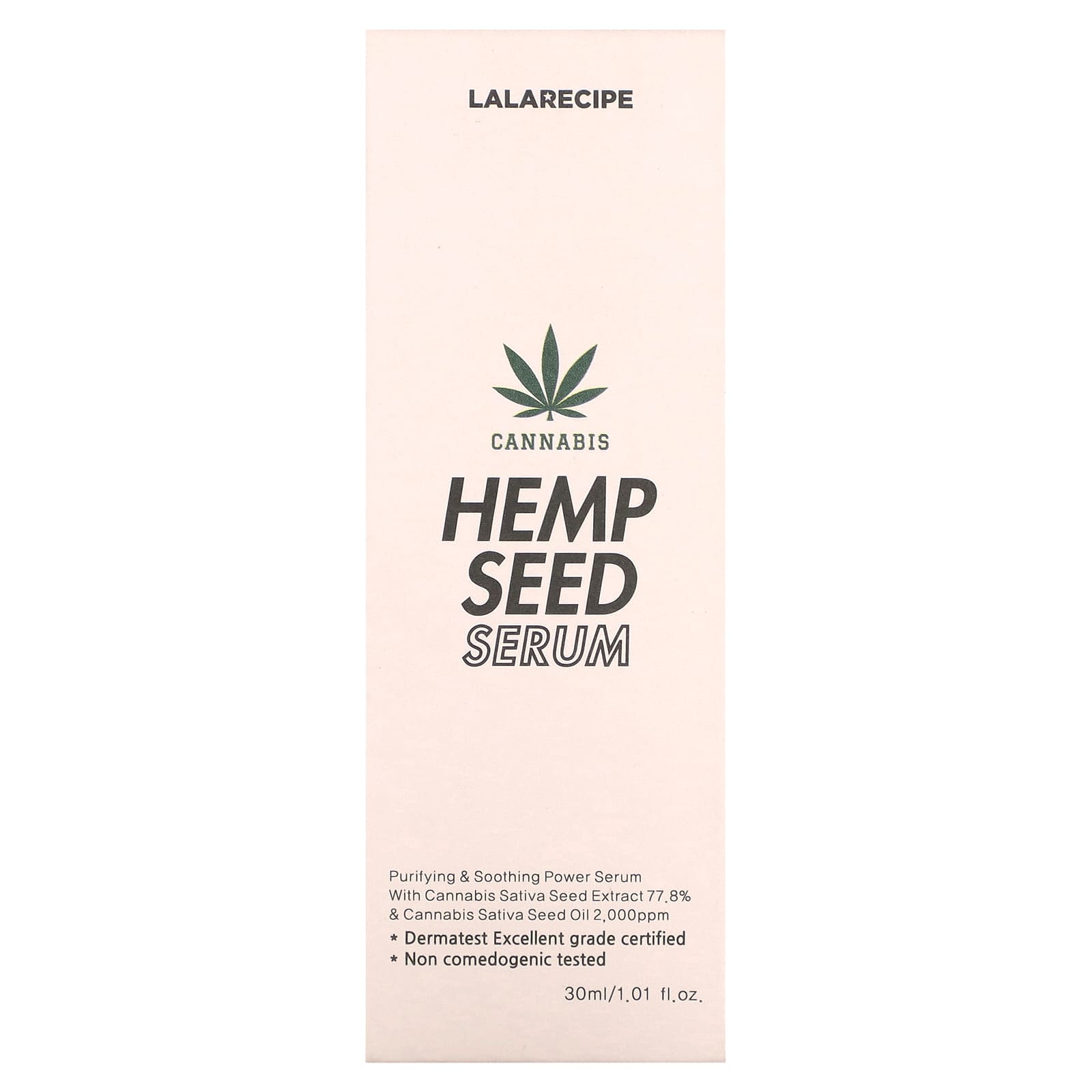 Lalarecipe, Cannabis, Hemp Seed Serum, 1.01 fl oz (30 ml) - Image 2