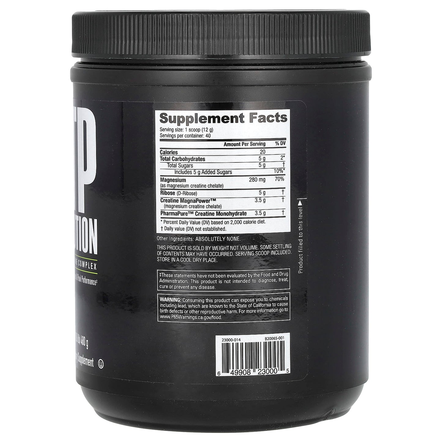 NutraBio, ATP Evolution, 17 oz (480 g) - Image 2