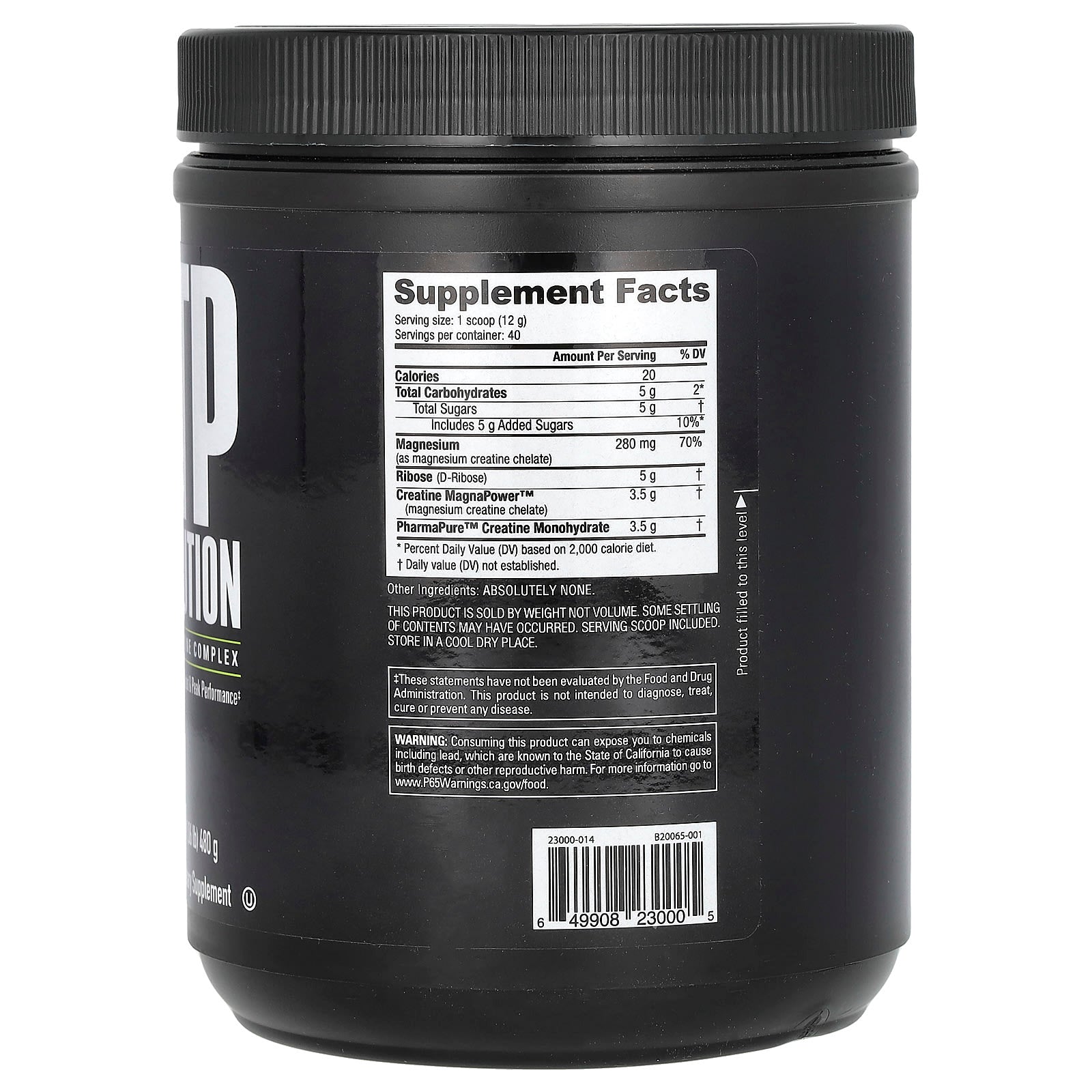 NutraBio, ATP Evolution, 17 oz (480 g) - Image 2