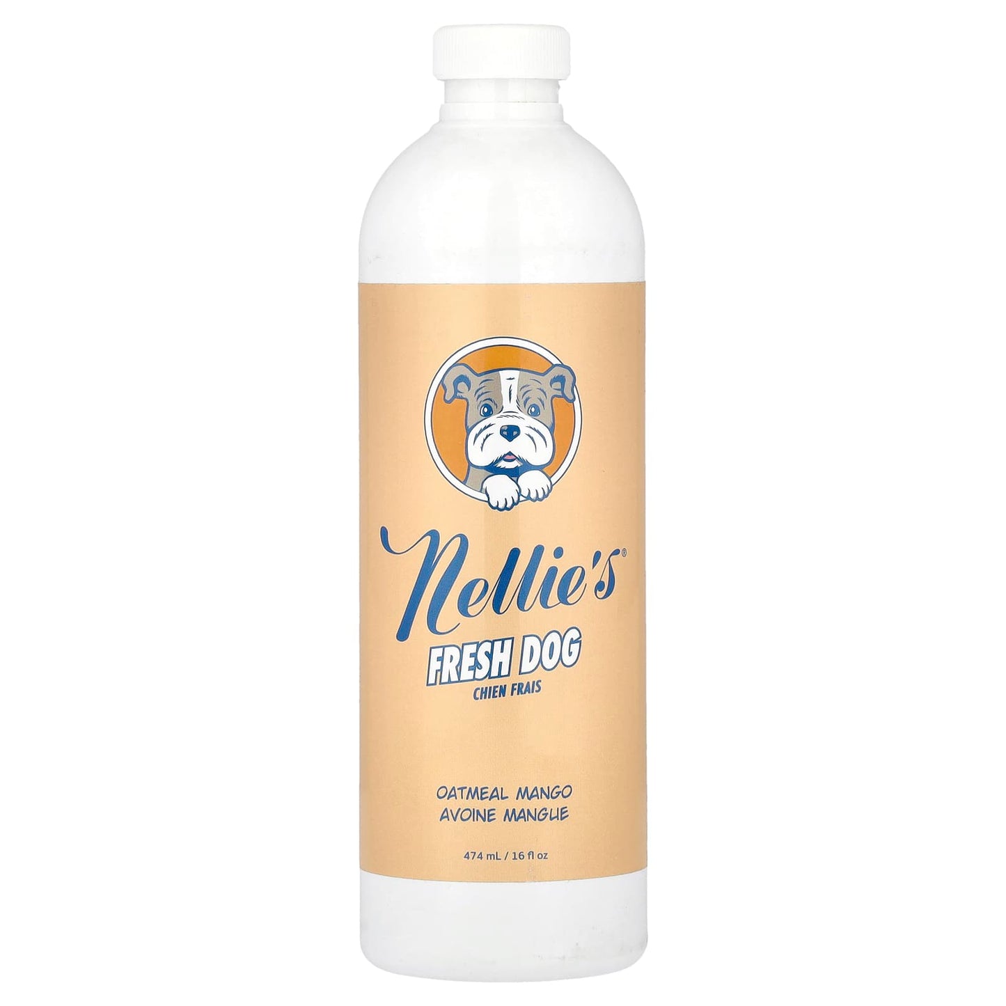 Nellie's, Fresh Dog, Oatmeal Mango, 16 fl oz (474 ml) - Image 1