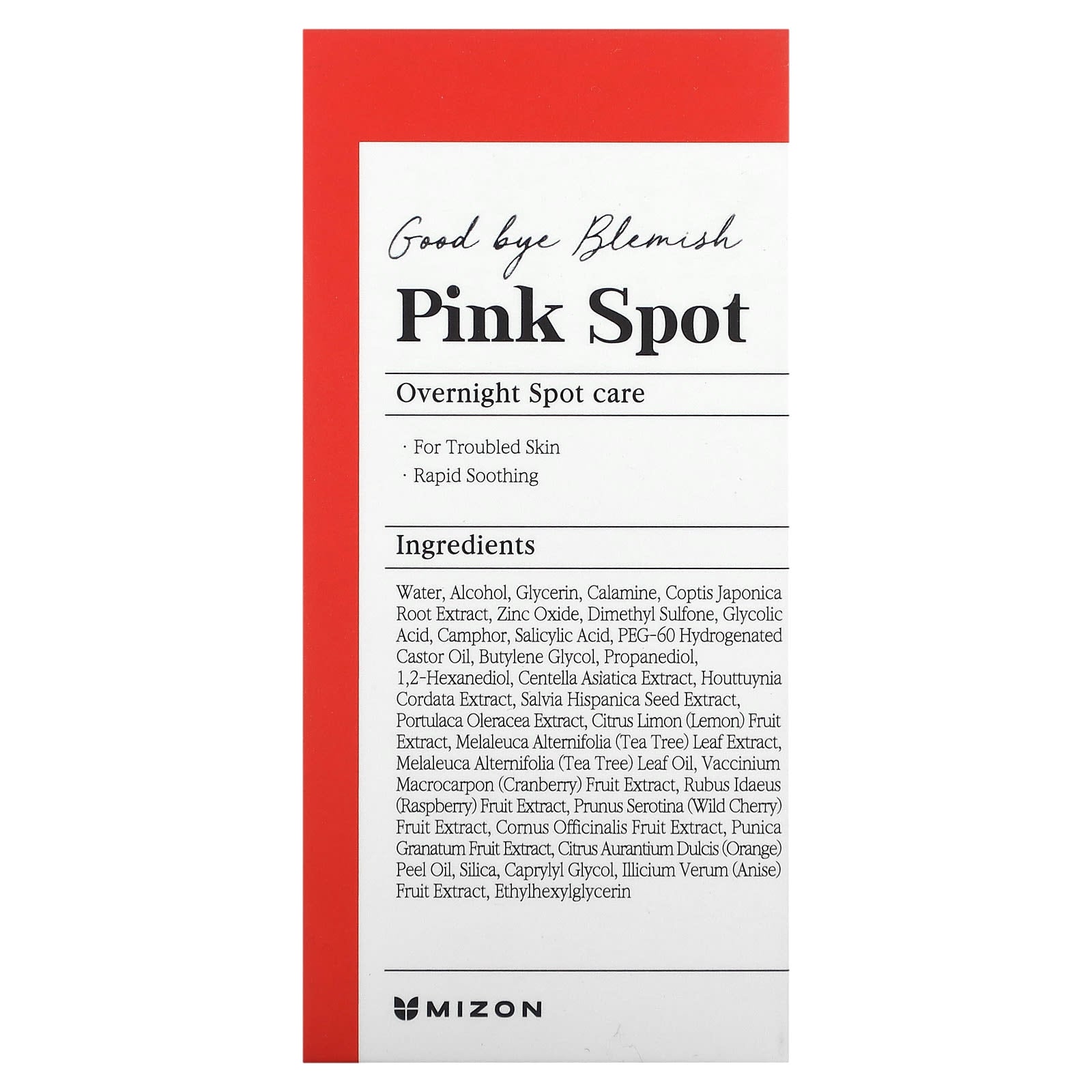 Mizon, Good Bye Blemish Pink Spot, 0.65 fl oz (19 ml) - Image 2