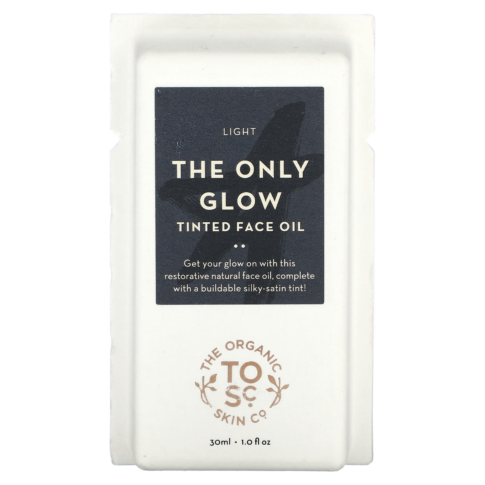 The Organic Skin Co., The Only Glow Tinted Face Oil, Light, 1 fl oz (30 ml) - Image 2