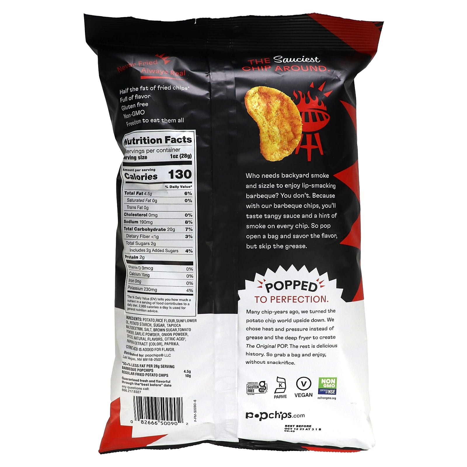 Popchips, Original, BBQ, 5 oz (142 g) - Image 2