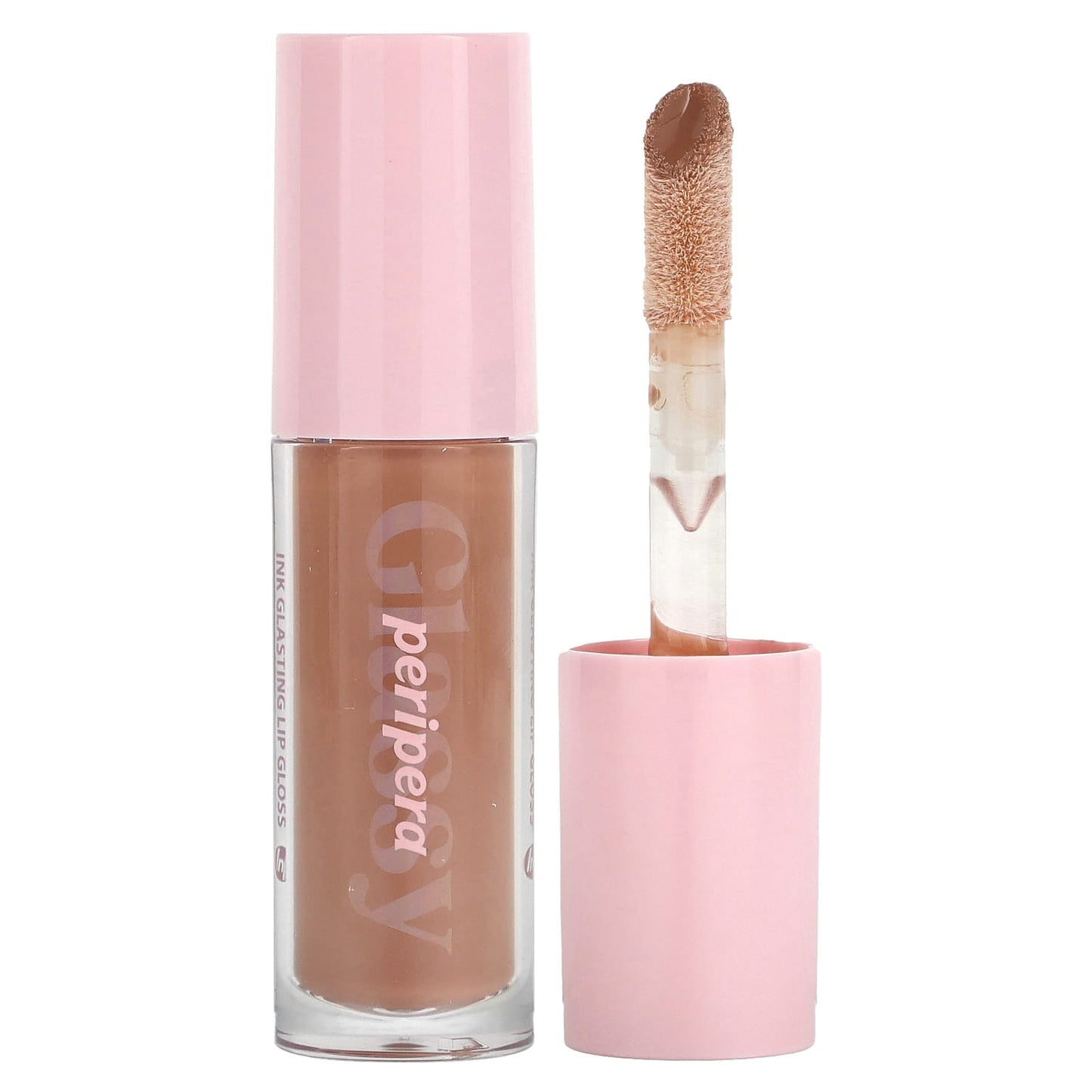 Peripera, Ink Glasting Lip Gloss, 02 Edge Nude, 0.15 fl oz (4.5 ml) - Image 1