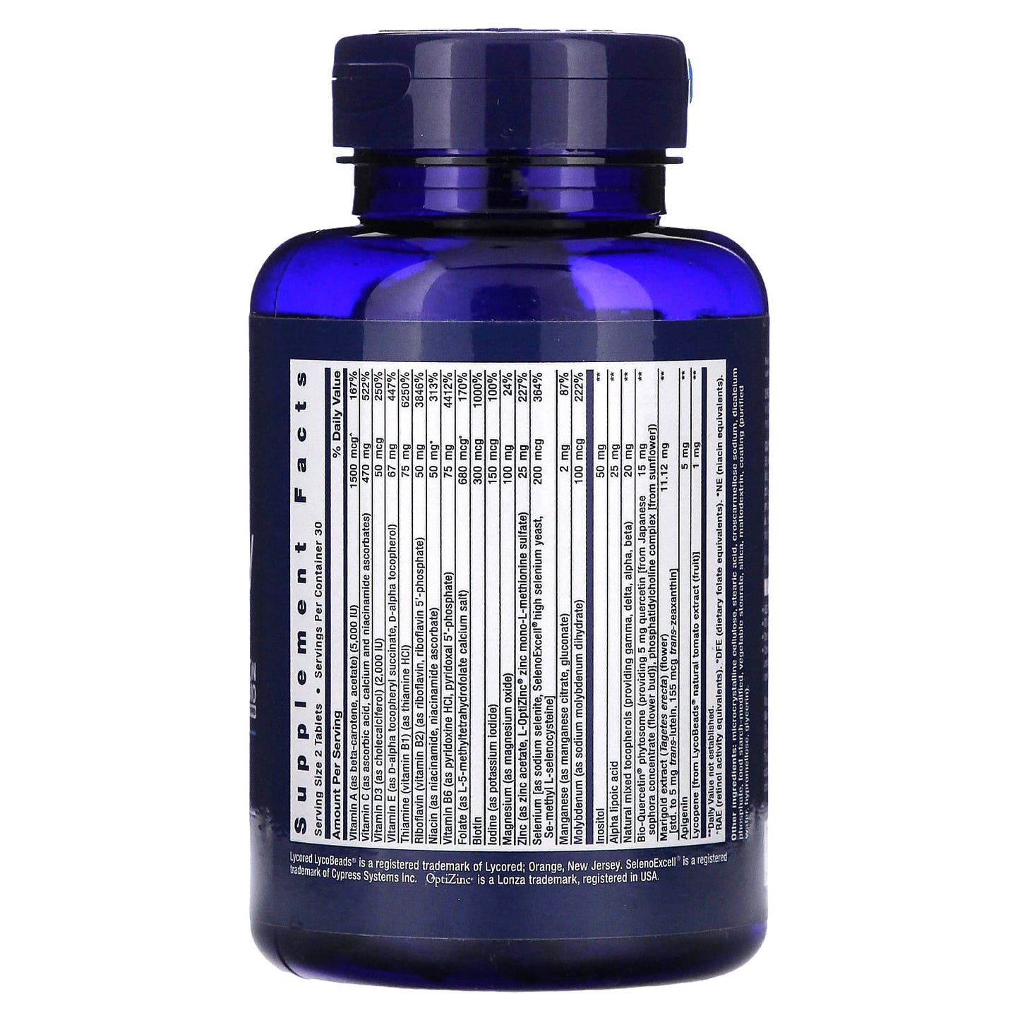Life Extension, Two-Per-Day Multivitamin, V2, 60 Tablets - Image 2