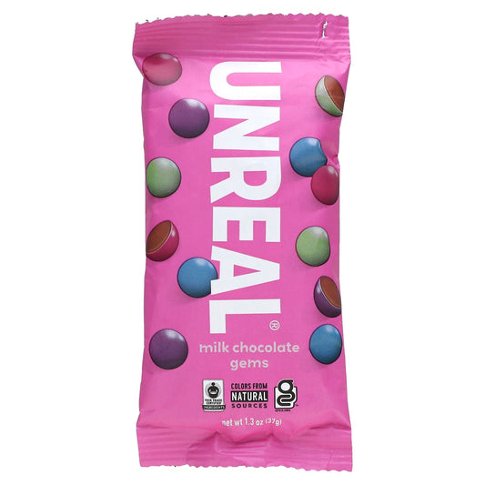 Unreal, Milk Chocolate Gems, 1.3 oz (37 g) - Image 1