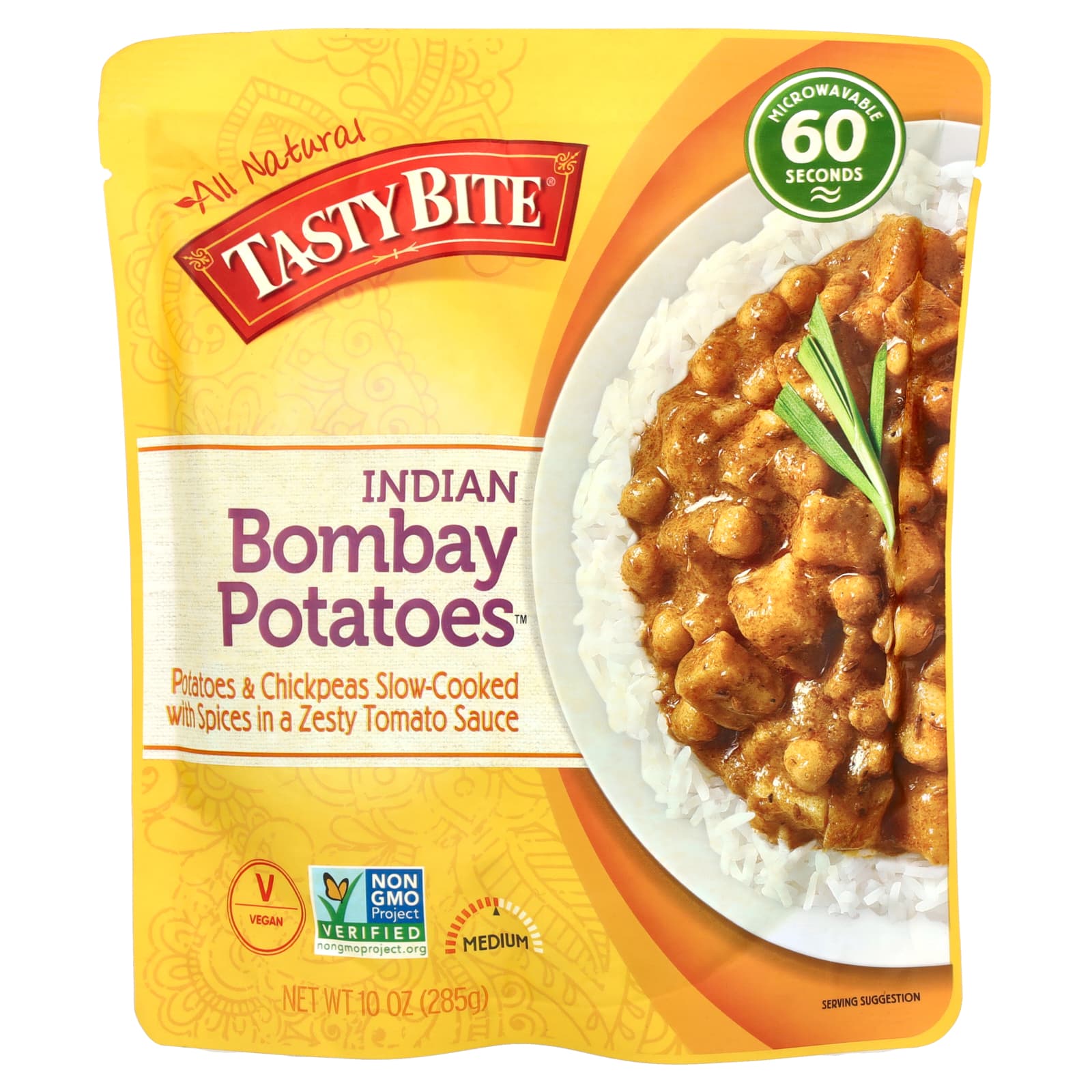 Tasty Bite, Indian Bombay Potatoes™, Medium, 10 oz (285 g) - Image 1