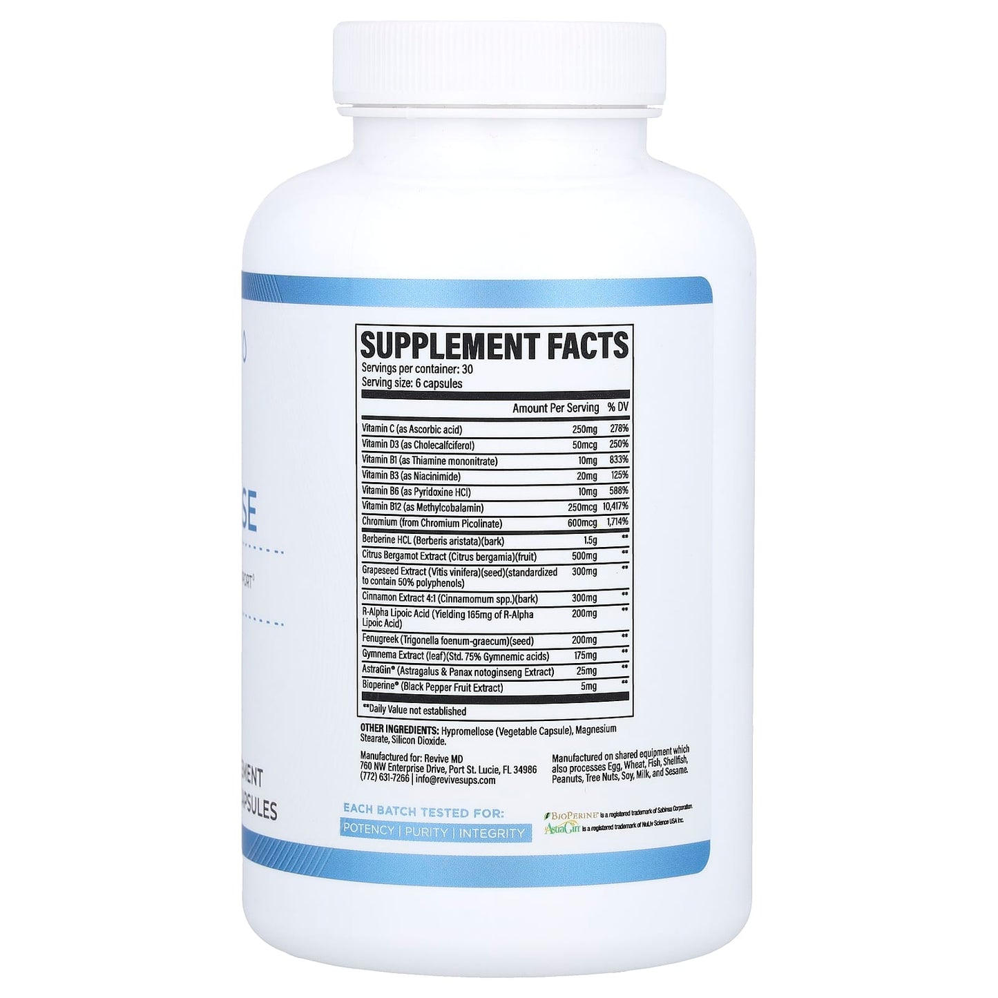 Revive, Glucose, 180 Vegetarian Capsules - Image 2