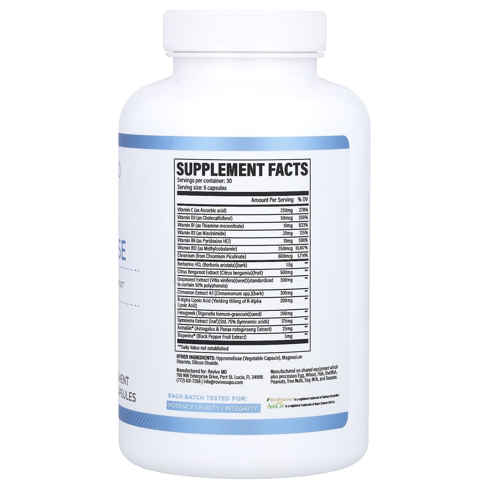 Revive, Glucose, 180 Vegetarian Capsules - Image 2
