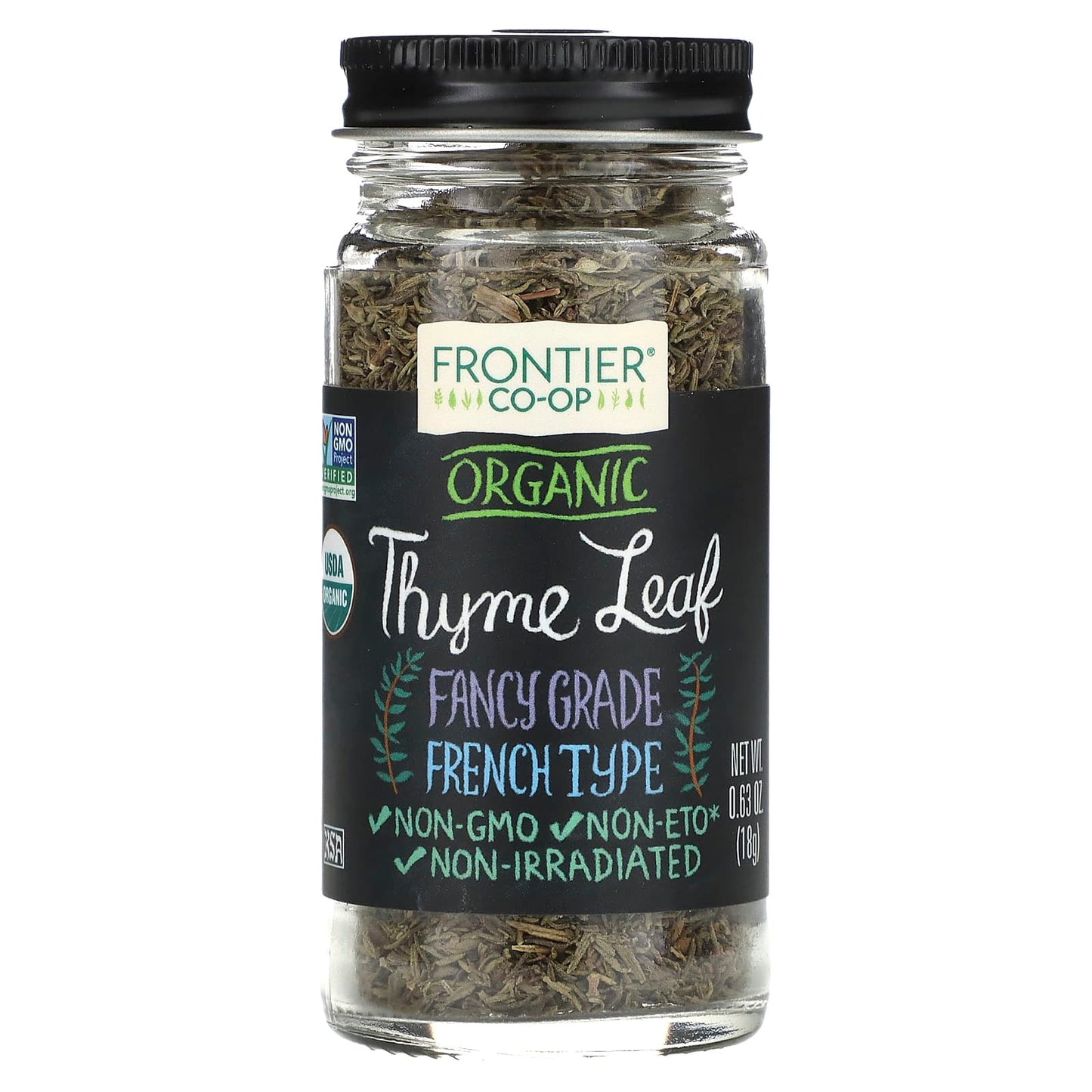 Organic French Thyme Leaf, USDA & Kosher Certified, Non-GMO - Image 1