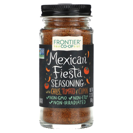 Frontier Co-op Mexican Fiesta Seasoning, Spicy & Savory, 2.12 oz - Image 1