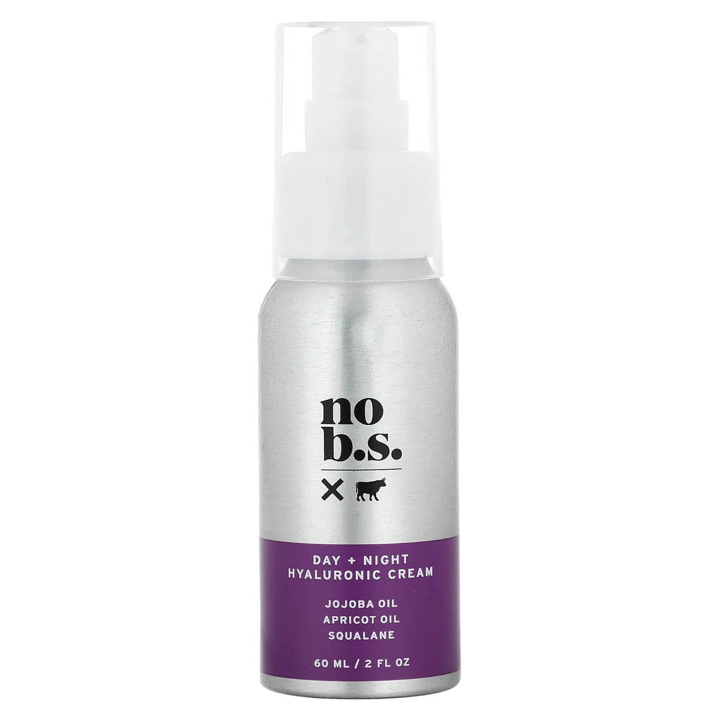 No BS Skincare, Day + Night Hyaluronic Cream, 2 fl oz (60 ml) - Image 1