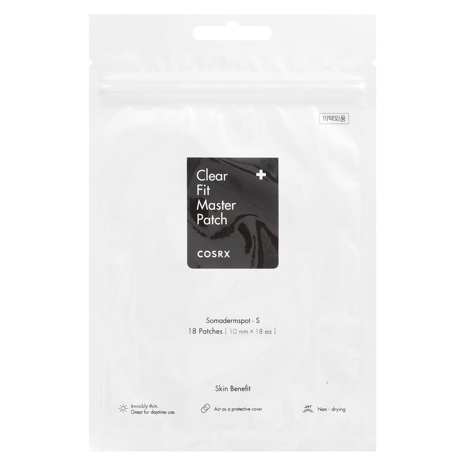 CosRx Clear Fit Master Patch, 18 Ultra-Thin Hydrocolloid Patches - Image 1