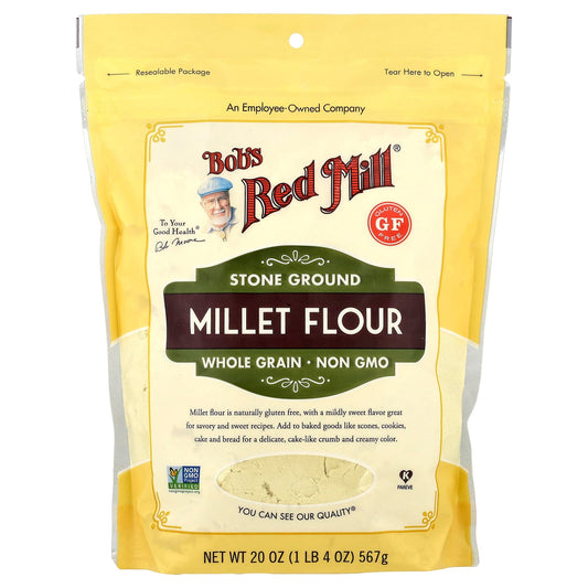 Stone Ground Millet Flour by Bob's Red Mill - Gluten Free & Non-GMO - Image 1