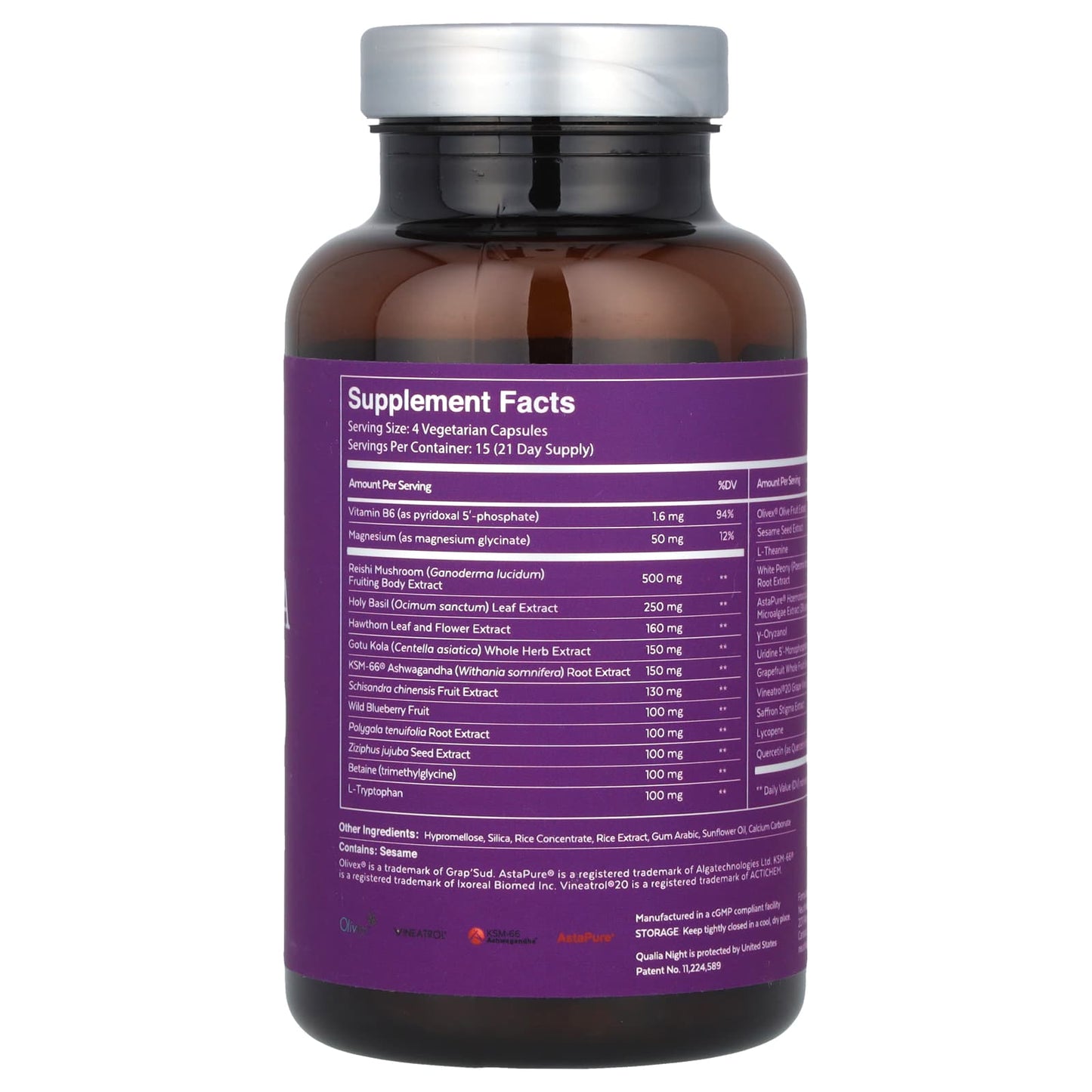 Qualia, Night®, 60 Capsules - Image 2