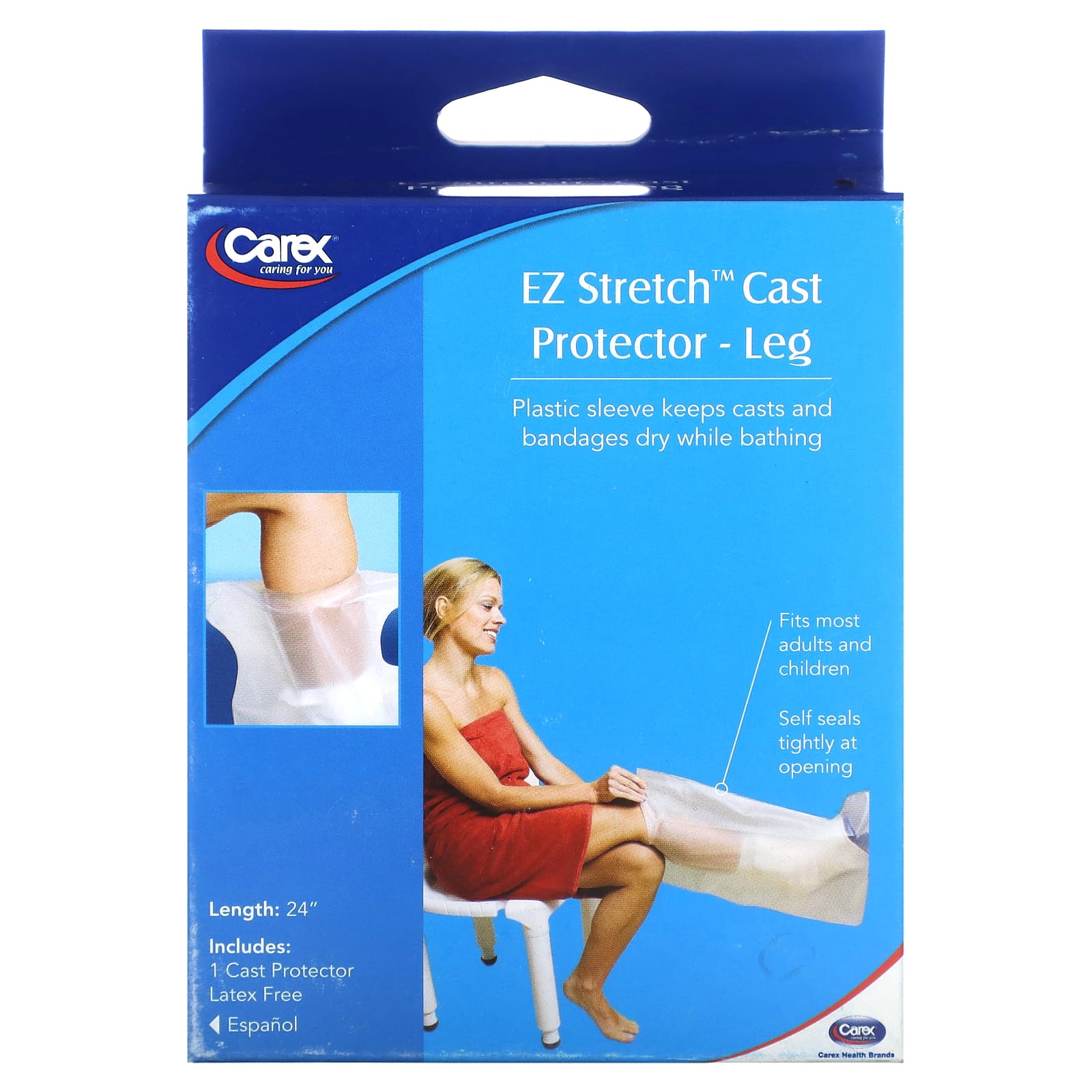 Waterproof Cast Protector by Carex - Reusable & Durable - Image 1