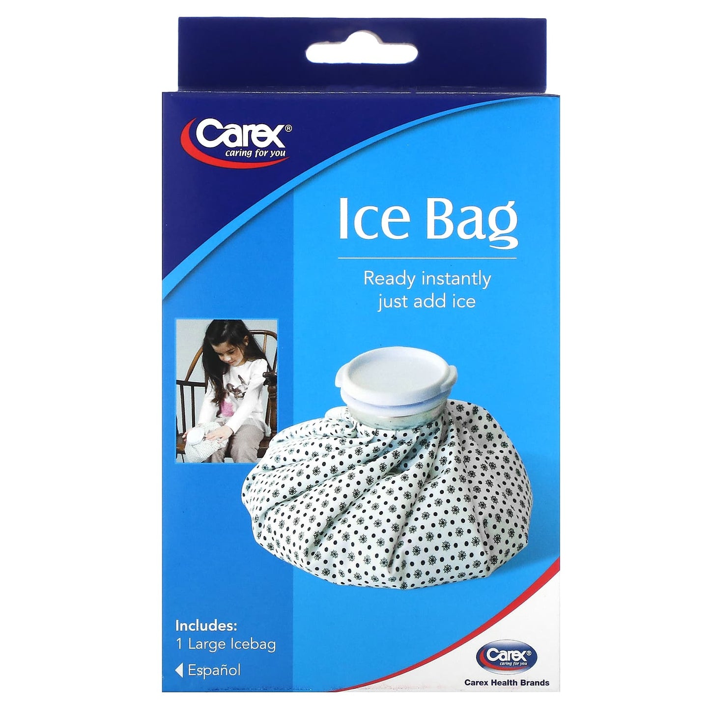 Carex Ice Bag for Instant Relief & Pain Management - Image 2