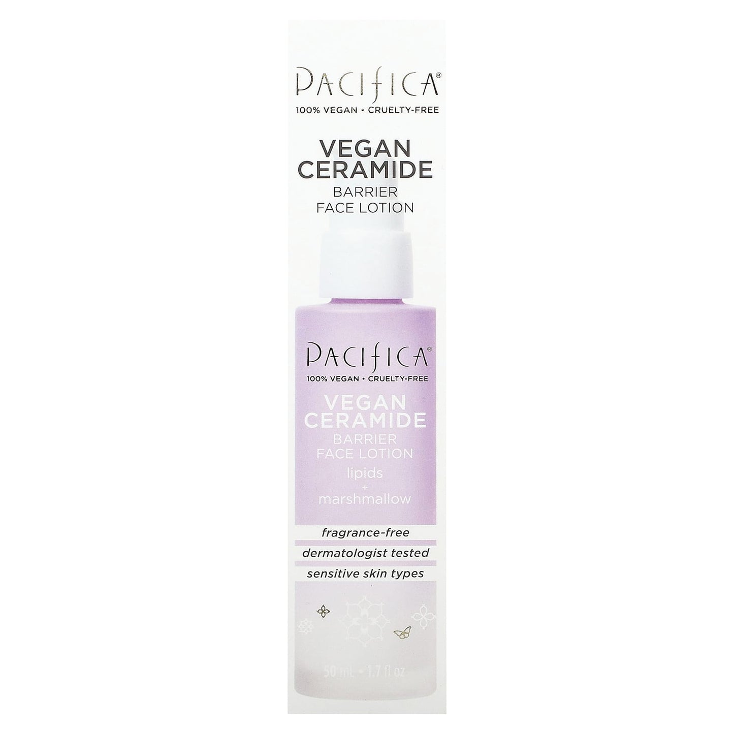 Pacifica, Vegan Ceramide, Barrier Face Lotion, Fragrance Free, 1.7 fl oz (50 ml) - Image 2