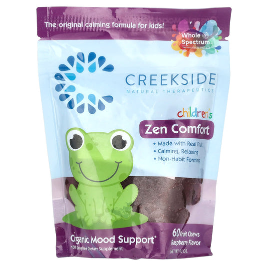 Raspberry Children's Anxiety Relief Chews by Creekside Naturals - Image 1
