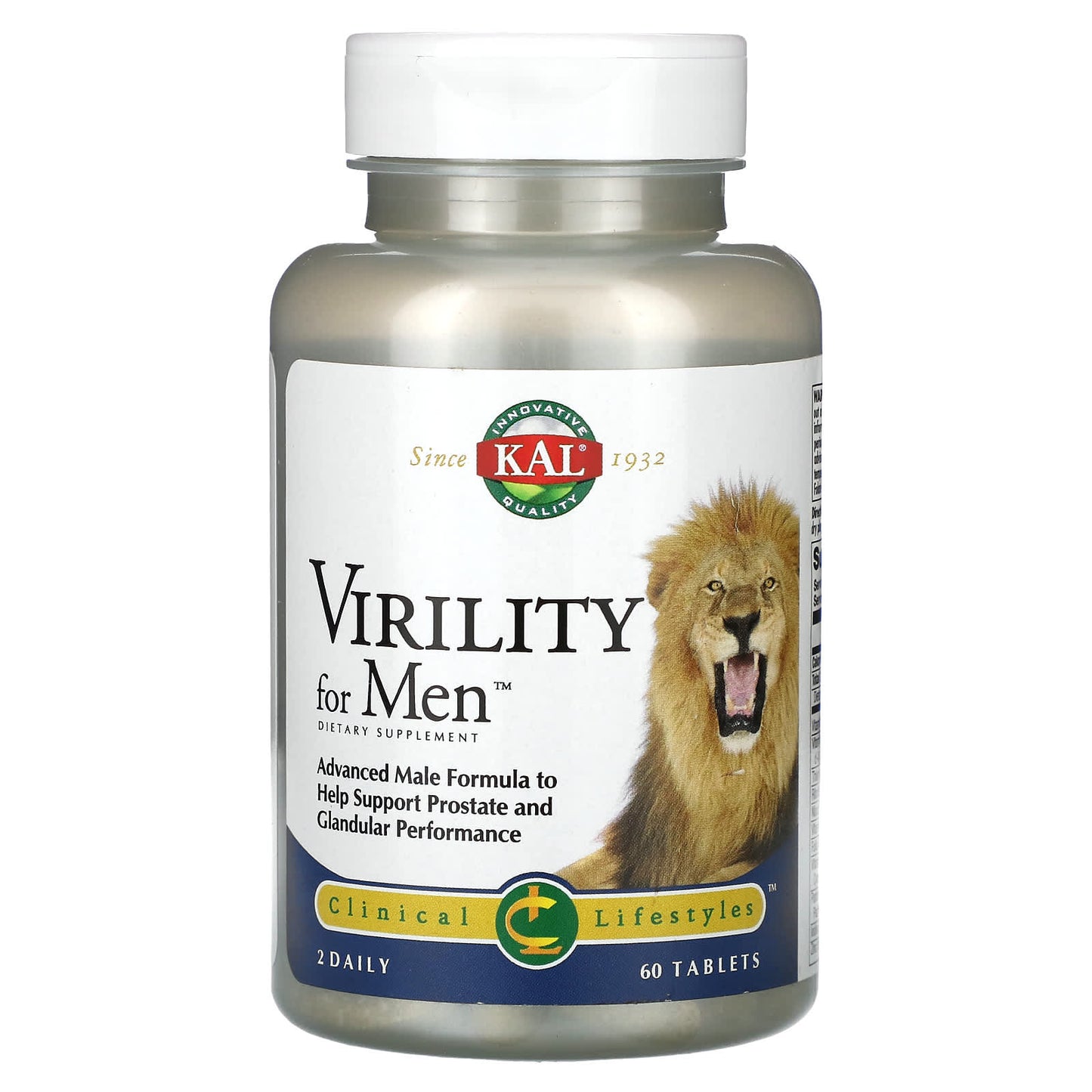 KAL Virility for Men Prostate Health Supplement, 60 Tablets - Image 1