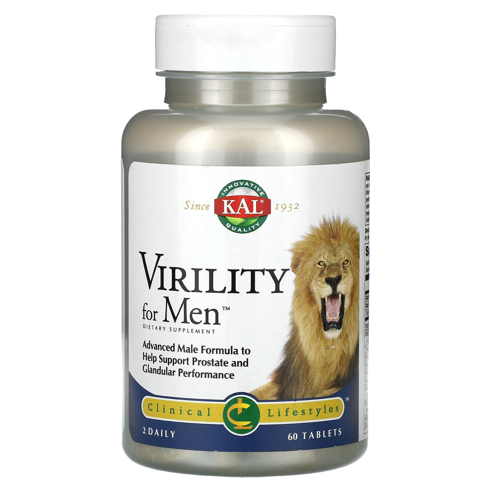 KAL Virility for Men Prostate Health Supplement, 60 Tablets - Image 1