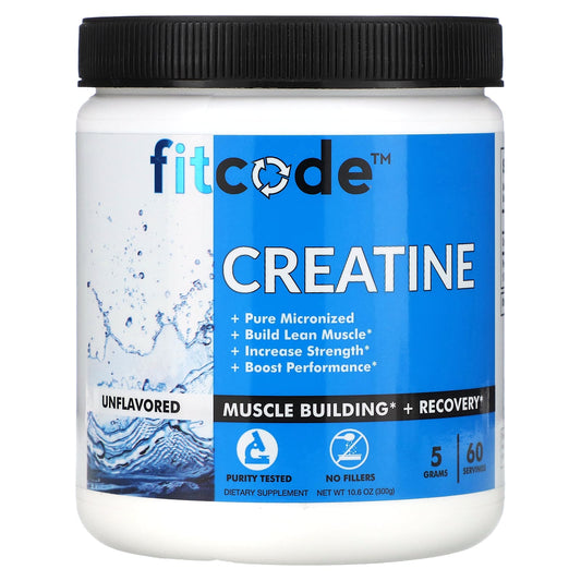 Build Lean Muscle with FitCode Creatine - 10.6 oz - Image 1