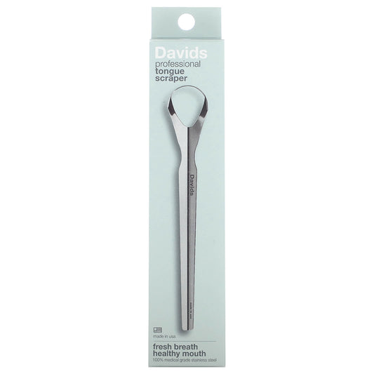 Davids Professional Tongue Scraper for Fresh Breath & Healthy Mouth - Image 1