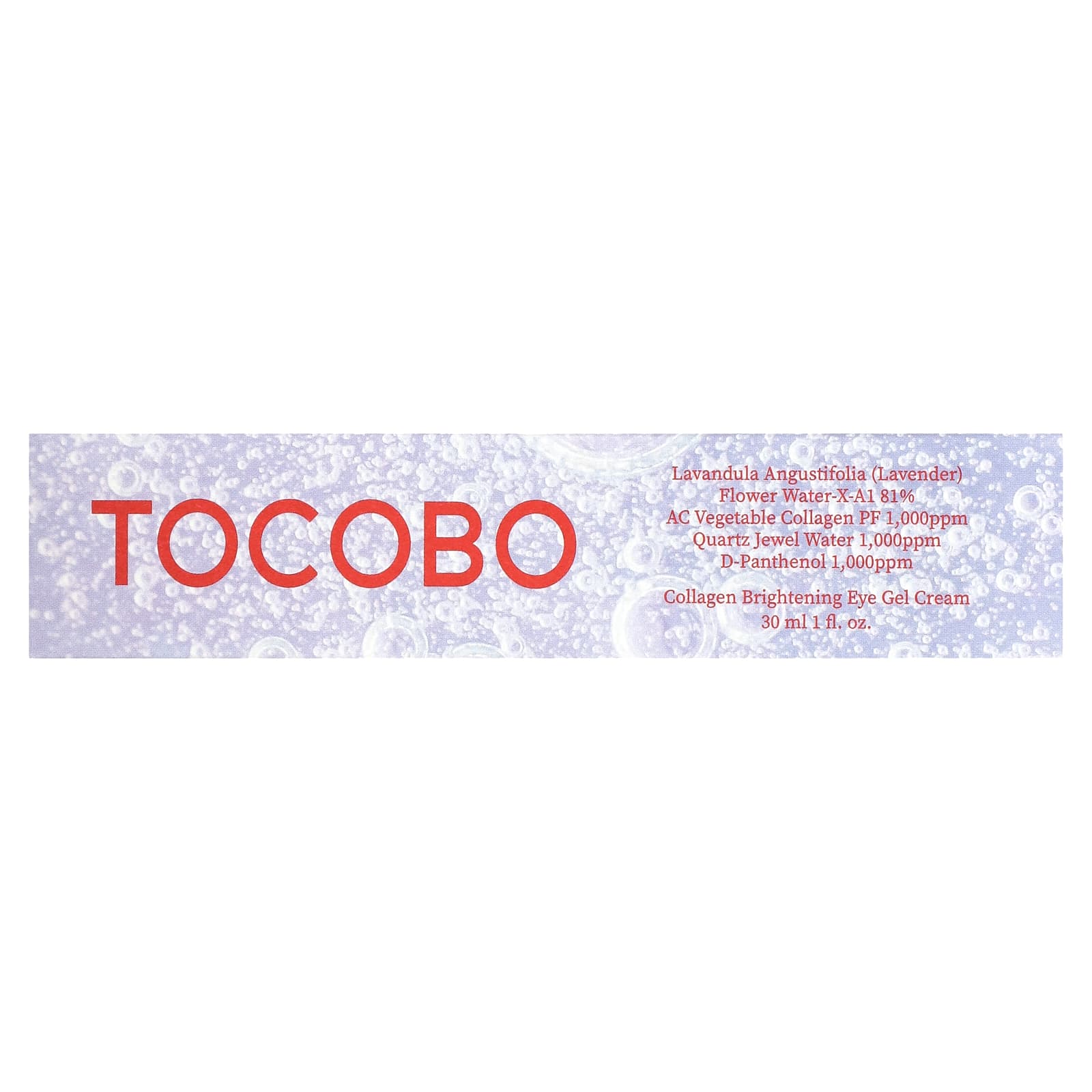 Tocobo, Collagen Brightening Eye Gel Cream, 1 fl oz (30 ml) - Image 2
