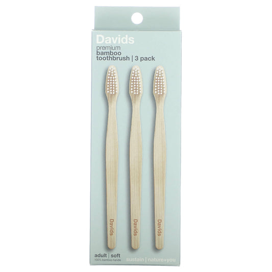 Davids Bamboo Toothbrush Set - Eco Friendly & Cruelty Free - Image 1