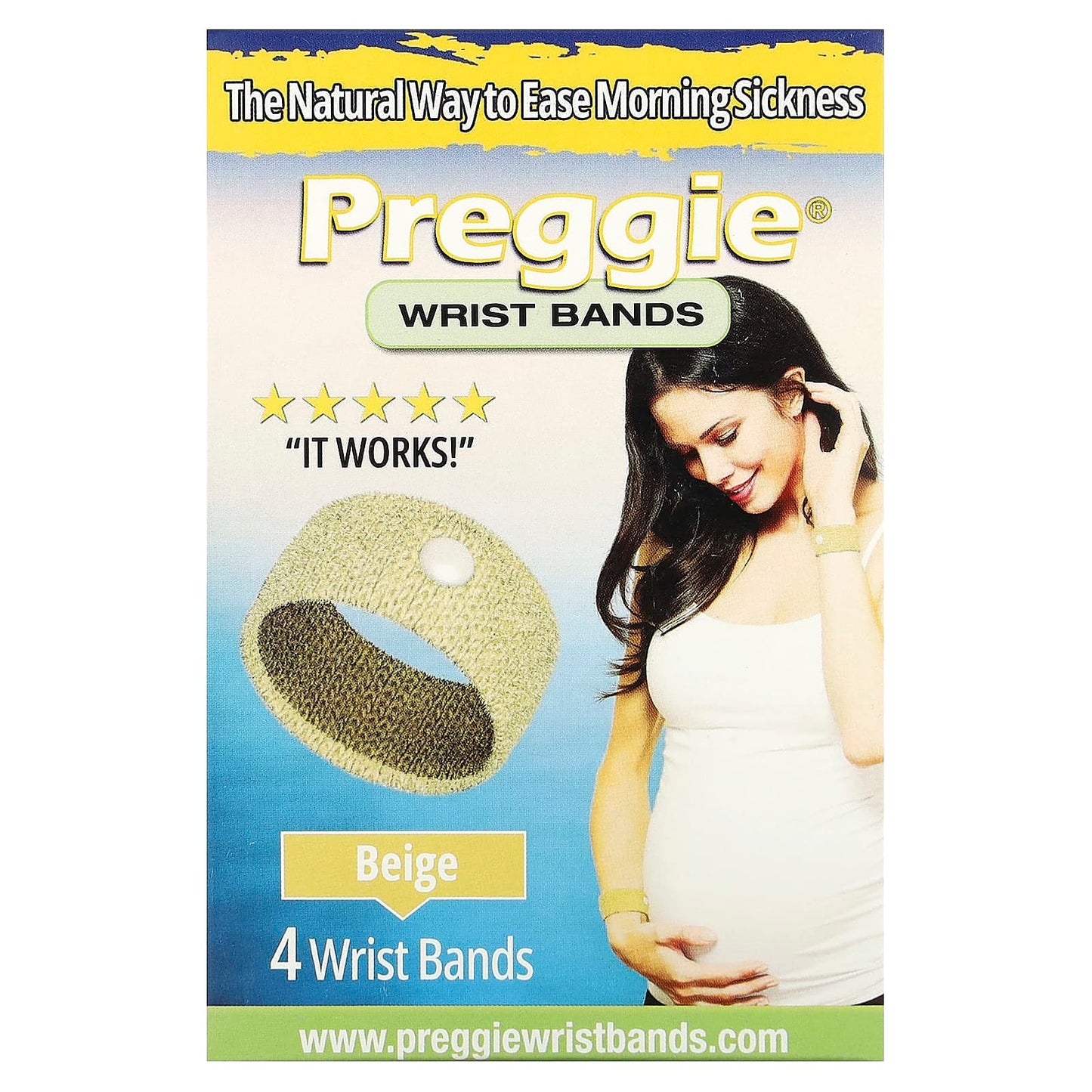 Preggie, Wrist Bands, Beige, 4 Wrist Bands - Image 1