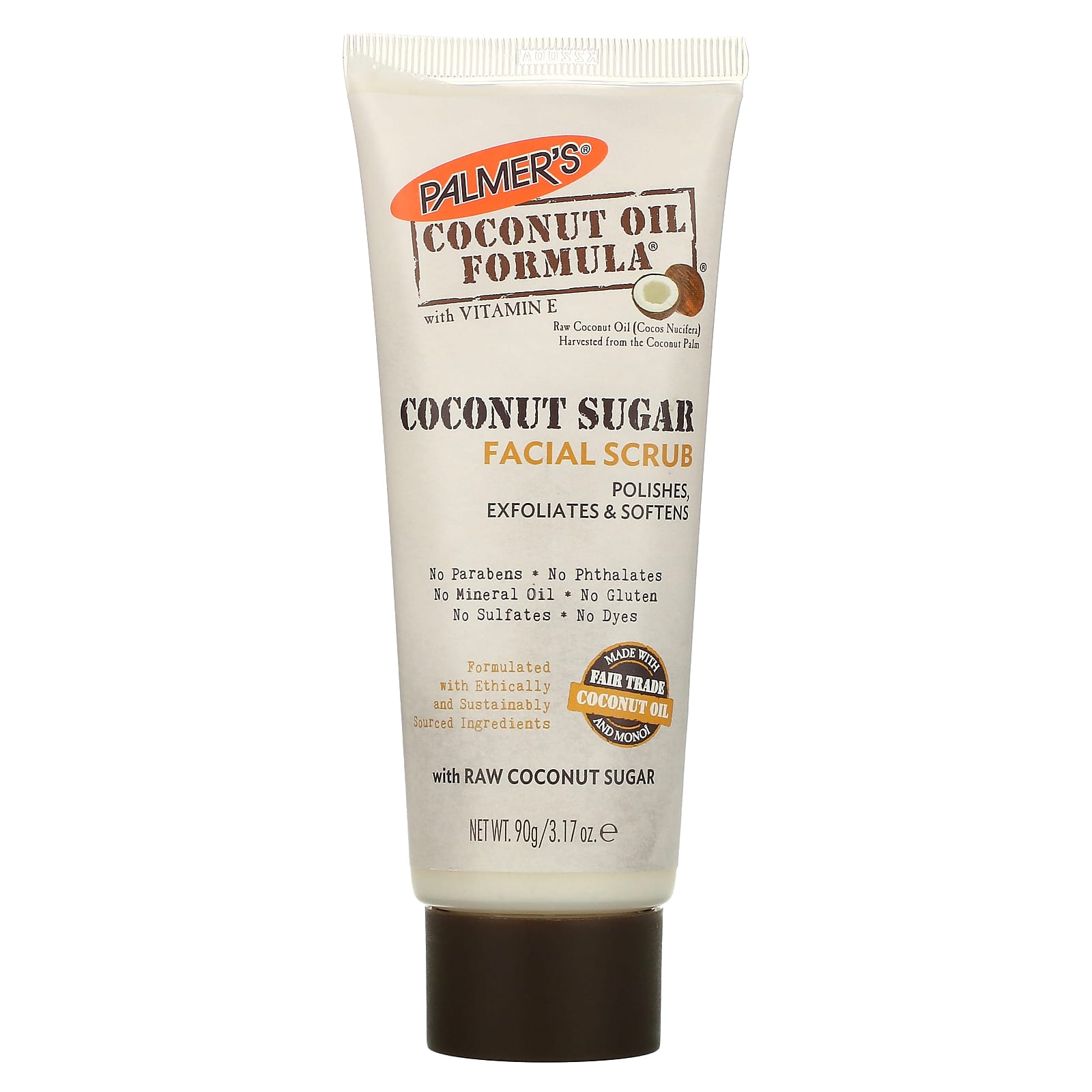 Palmer's, Coconut Oil Formula, Coconut Sugar Facial Scrub, 3.17 oz (90 g) - Image 1