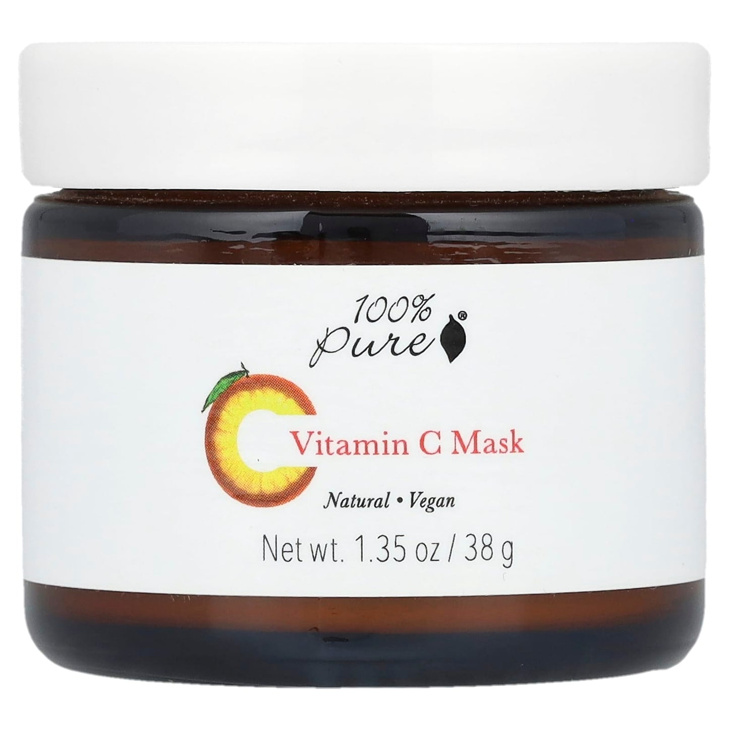 Vitamin C Brightening Mask | 100% Pure, Cruelty-Free - Image 1