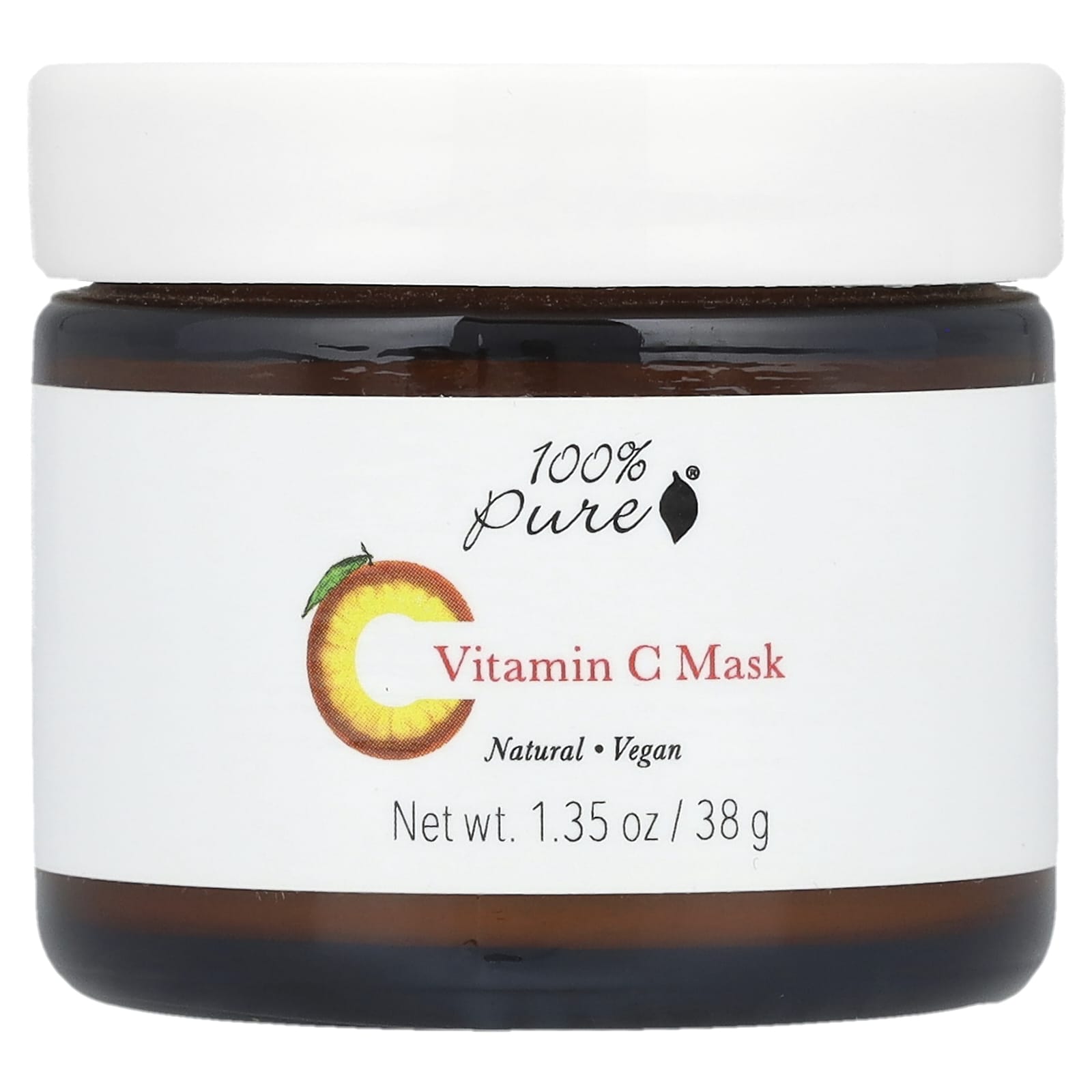 Vitamin C Brightening Mask | 100% Pure, Cruelty-Free - Image 1
