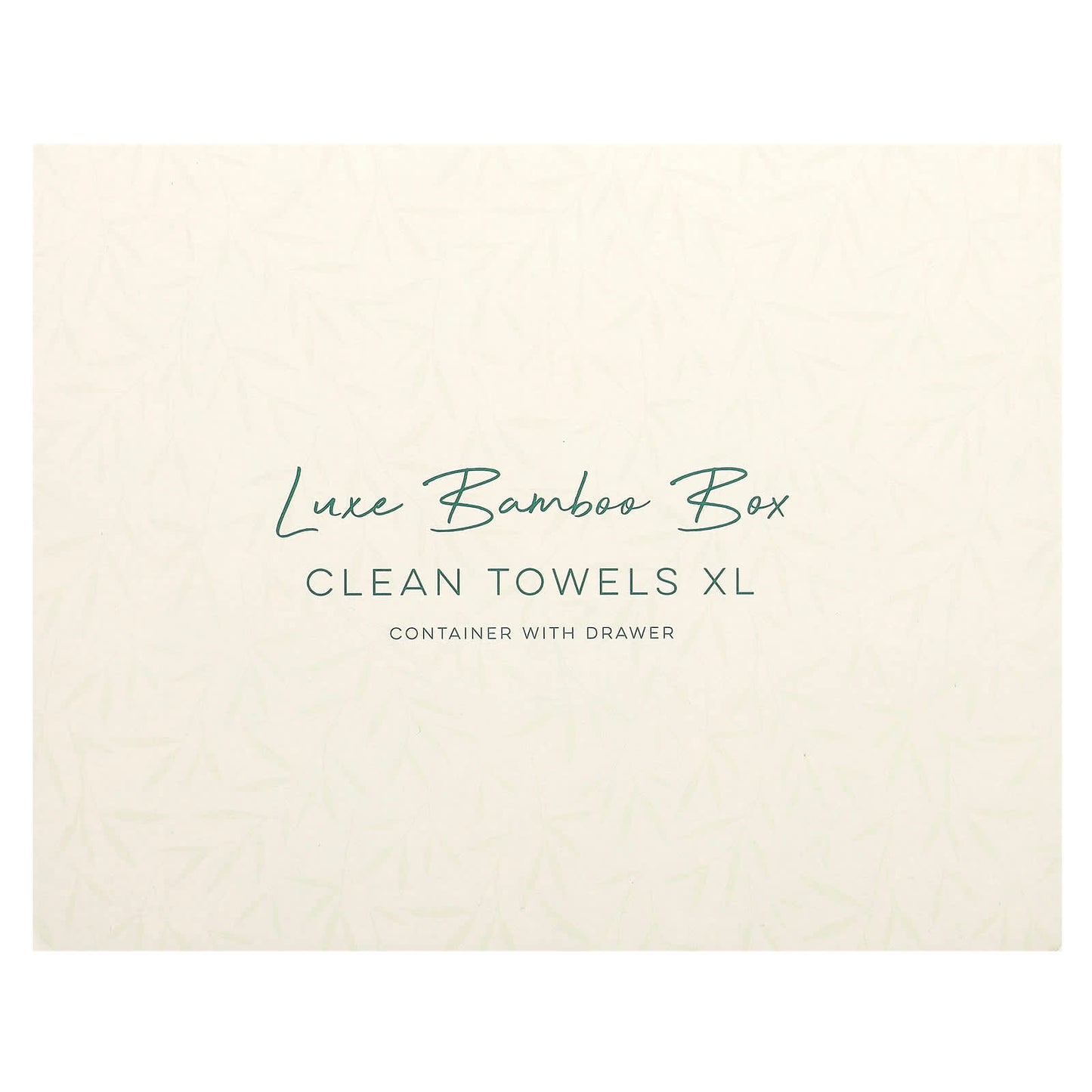 Eco-Friendly Bamboo Towel Container by Clean Skin Club - XL, 50 Count - Image 2