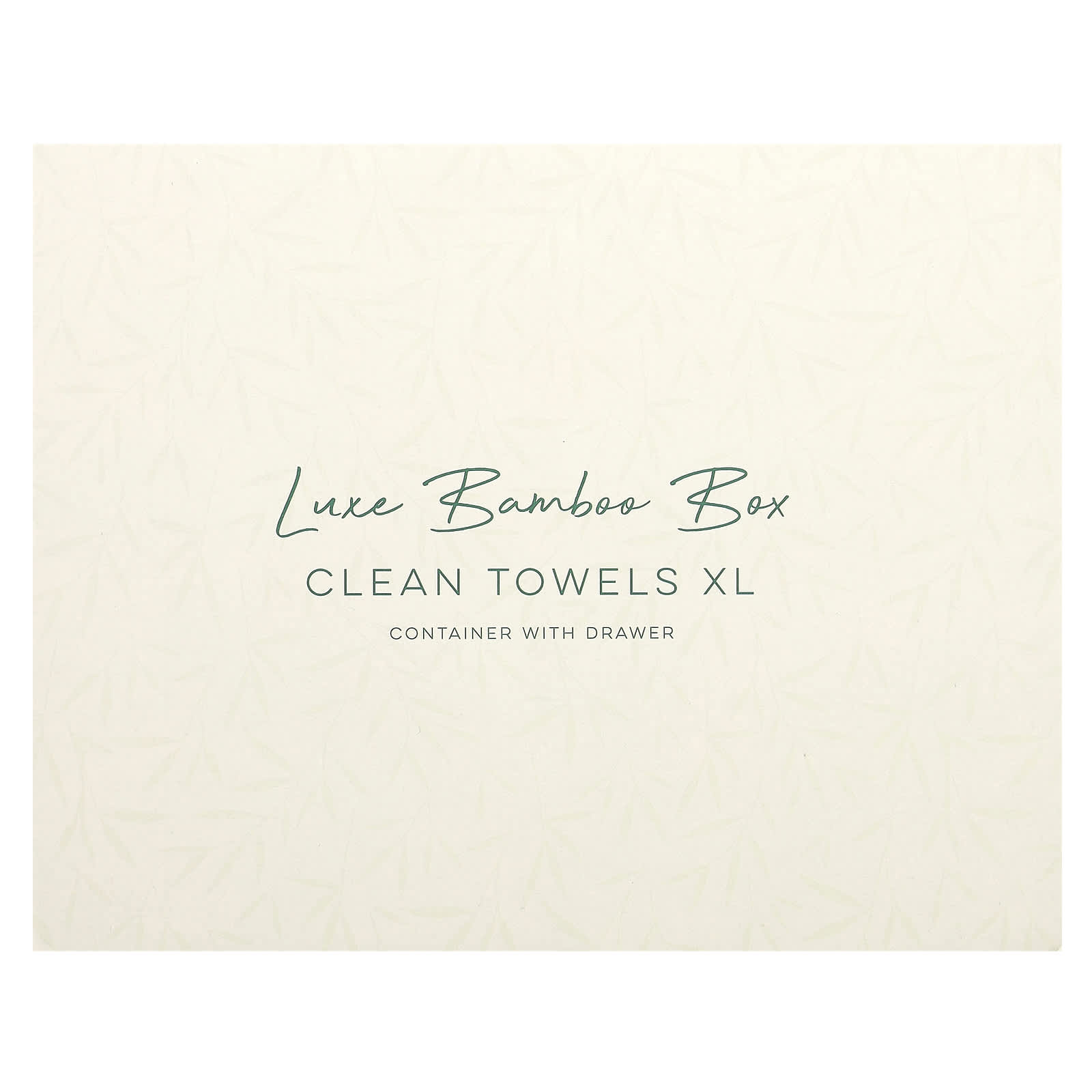 Eco-Friendly Bamboo Towel Container by Clean Skin Club - XL, 50 Count - Image 2