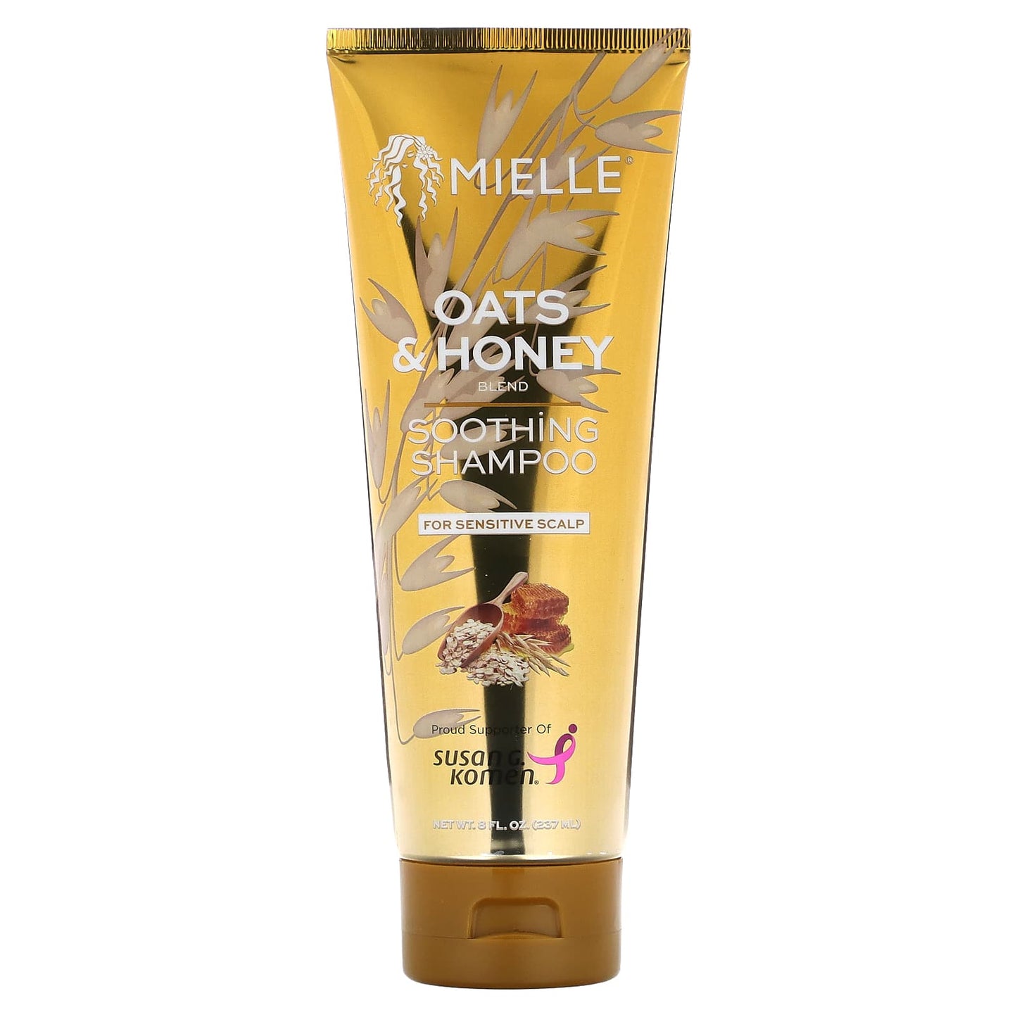 Mielle, Soothing Shampoo, Oats & Honey, 8 fl oz (237 ml) - Image 1