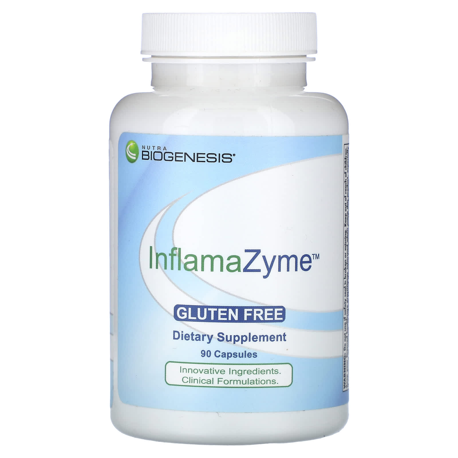 Nutra BioGenesis, InflamaZyme, 90 Capsules - Image 1
