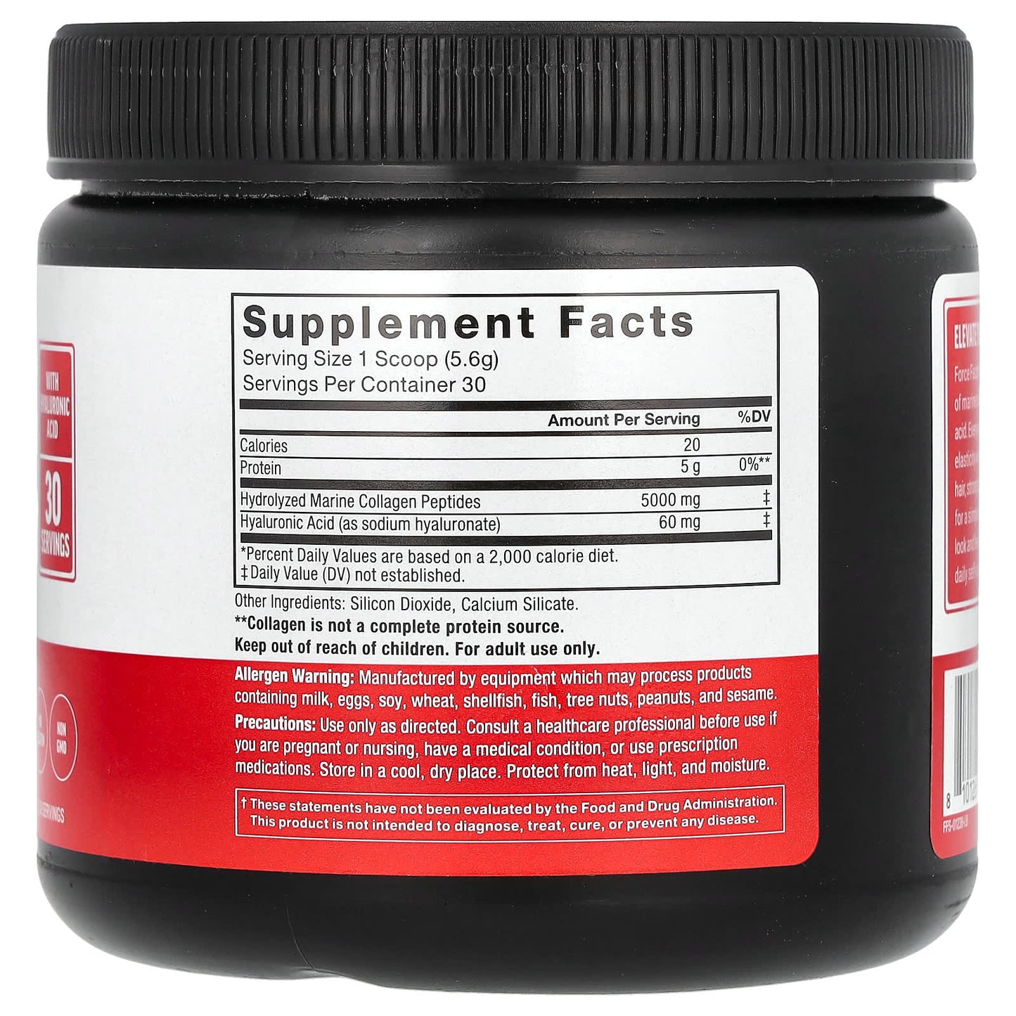 Marine Collagen Powder by Force Factor - Unflavored, 5.93 oz - Image 2