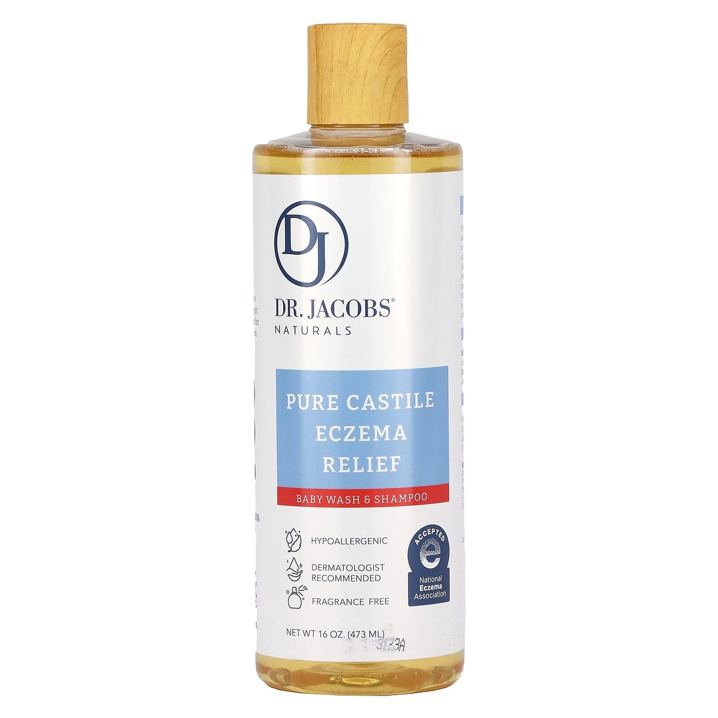 Dr. Jacobs Naturals Castile Soap for Eczema Relief, Body Wash & Shampoo - Image 1