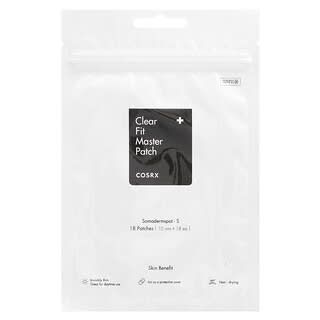CosRx Clear Fit Master Patch, 18 Ultra-Thin Hydrocolloid Patches