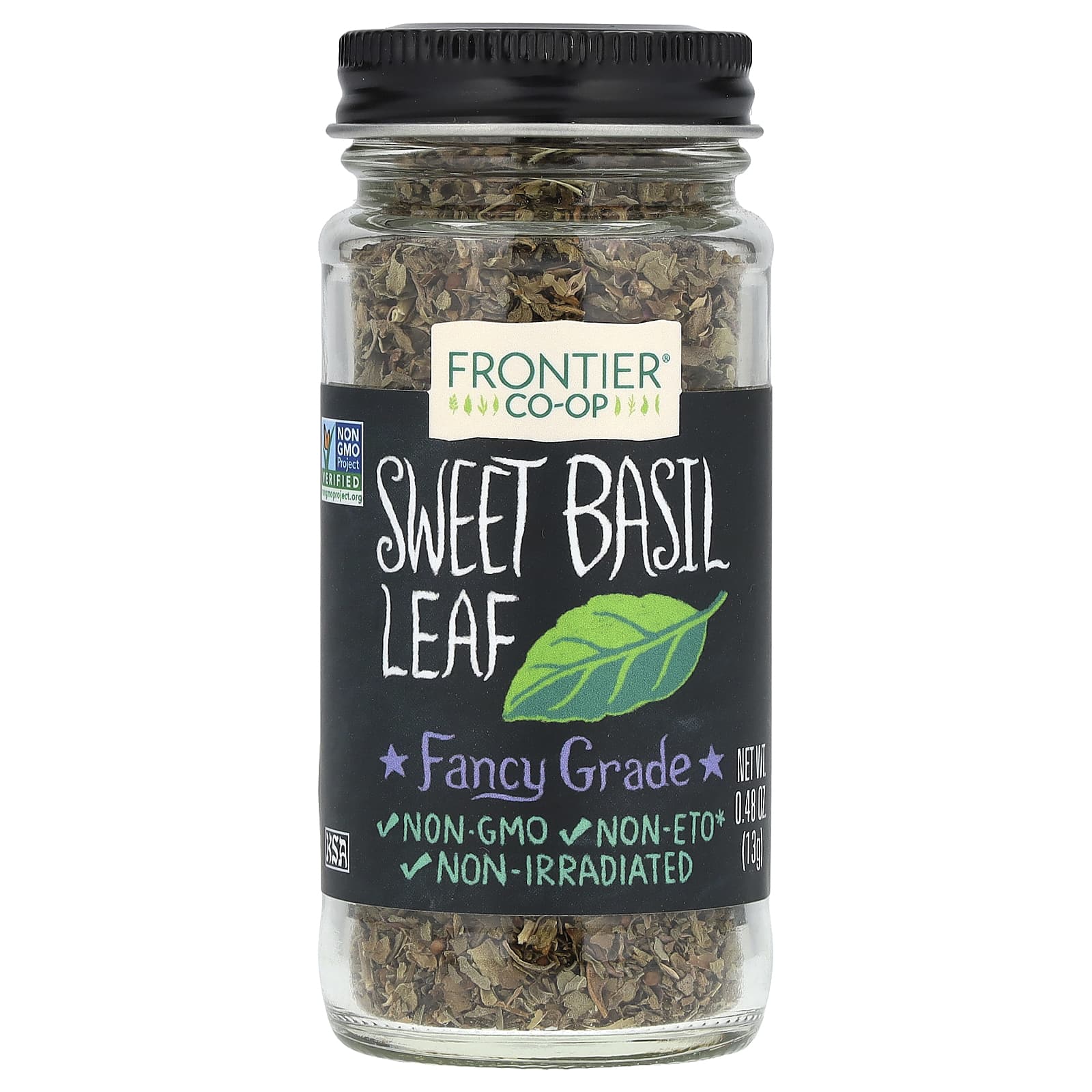 Frontier Co-op Sweet Basil Leaf - Kosher, Non-GMO, Eco-Friendly - Image 1