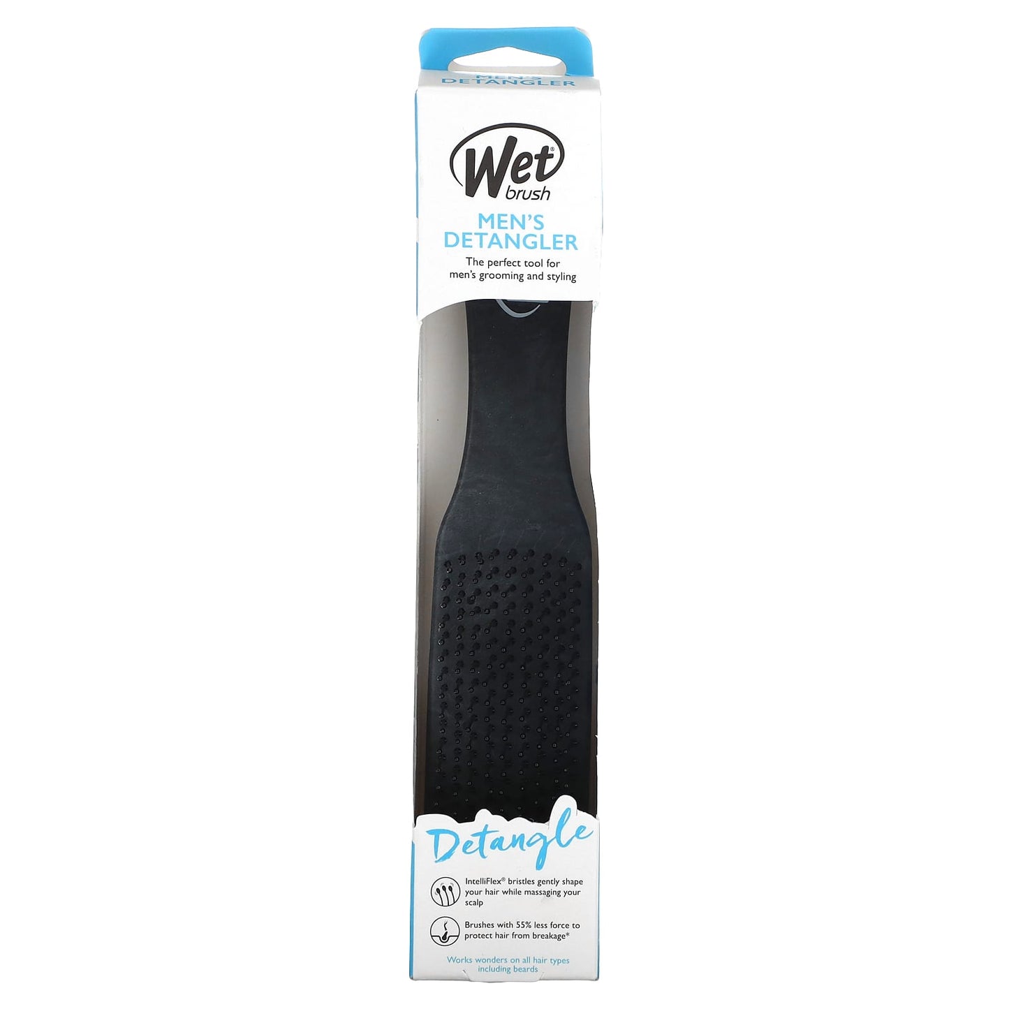 Wet Brush, Men's Detangler, Black, 1 Brush - Image 2