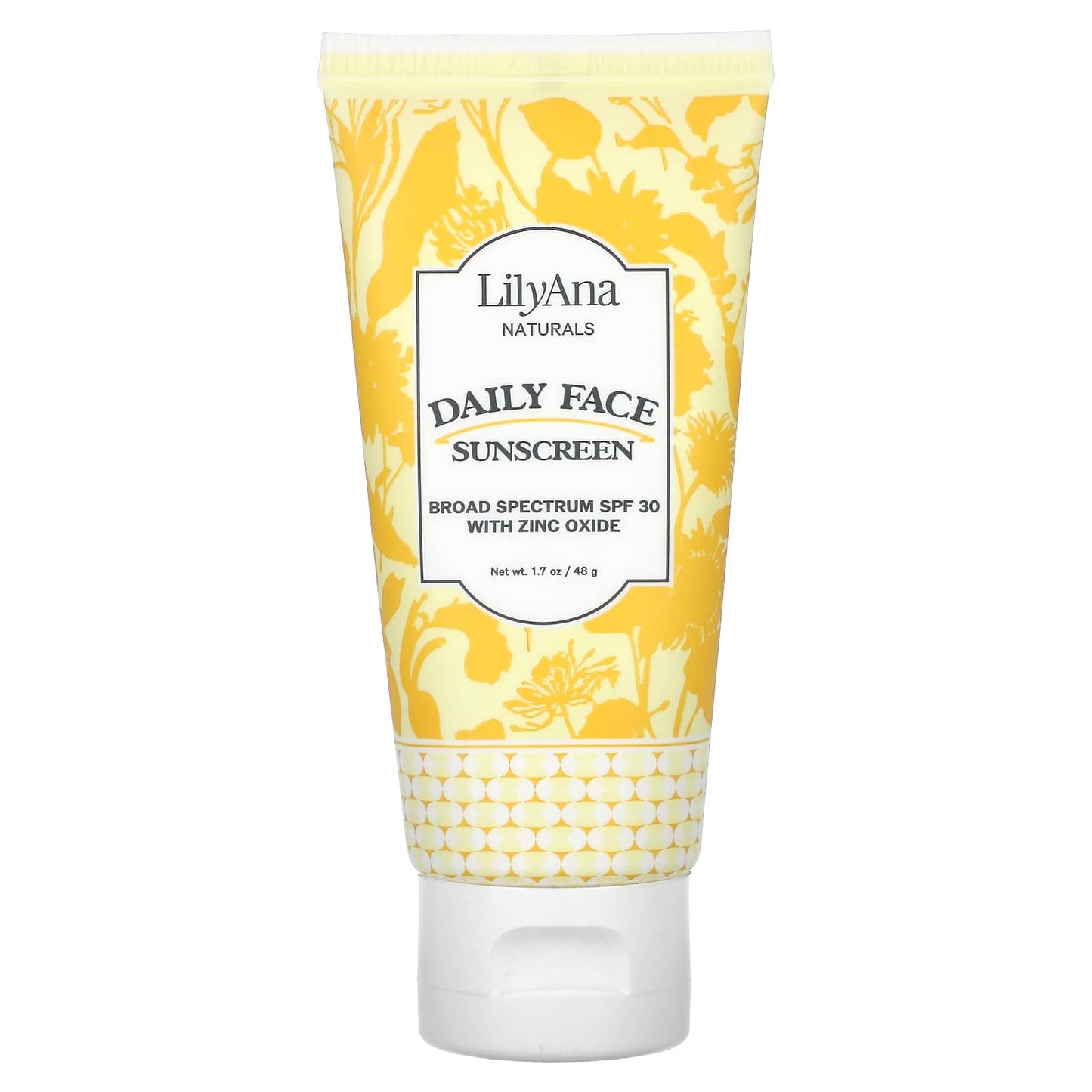 Lilyana Naturals, Daily Face Sunscreen, SPF 30 with Zinc Oxide, 1.7 oz (48 g) - Image 1