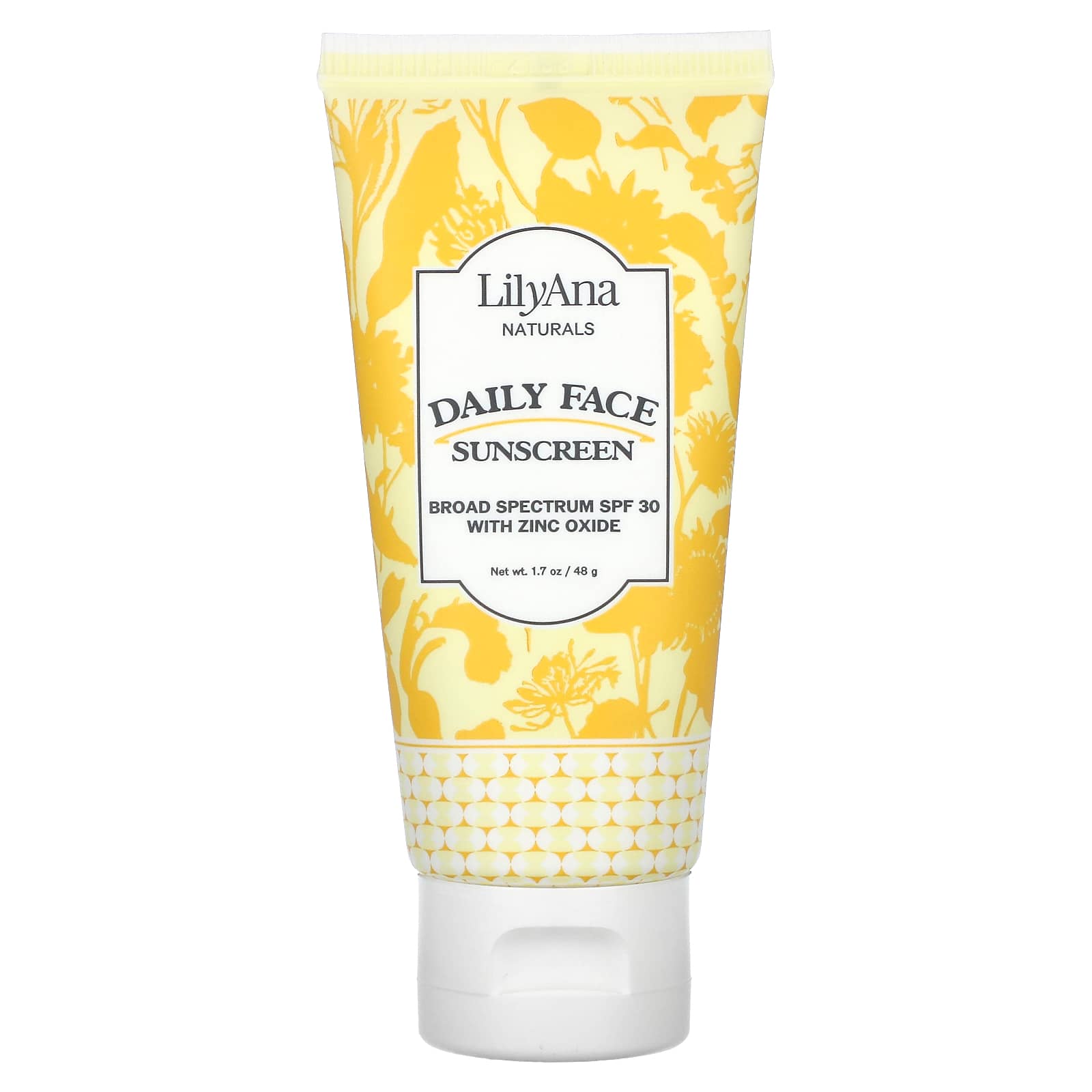 Lilyana Naturals, Daily Face Sunscreen, SPF 30 with Zinc Oxide, 1.7 oz (48 g) - Image 1