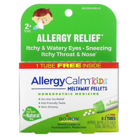 Boiron AllergyCalm Kids Natural Allergy Relief for 2+ Years - Image 1
